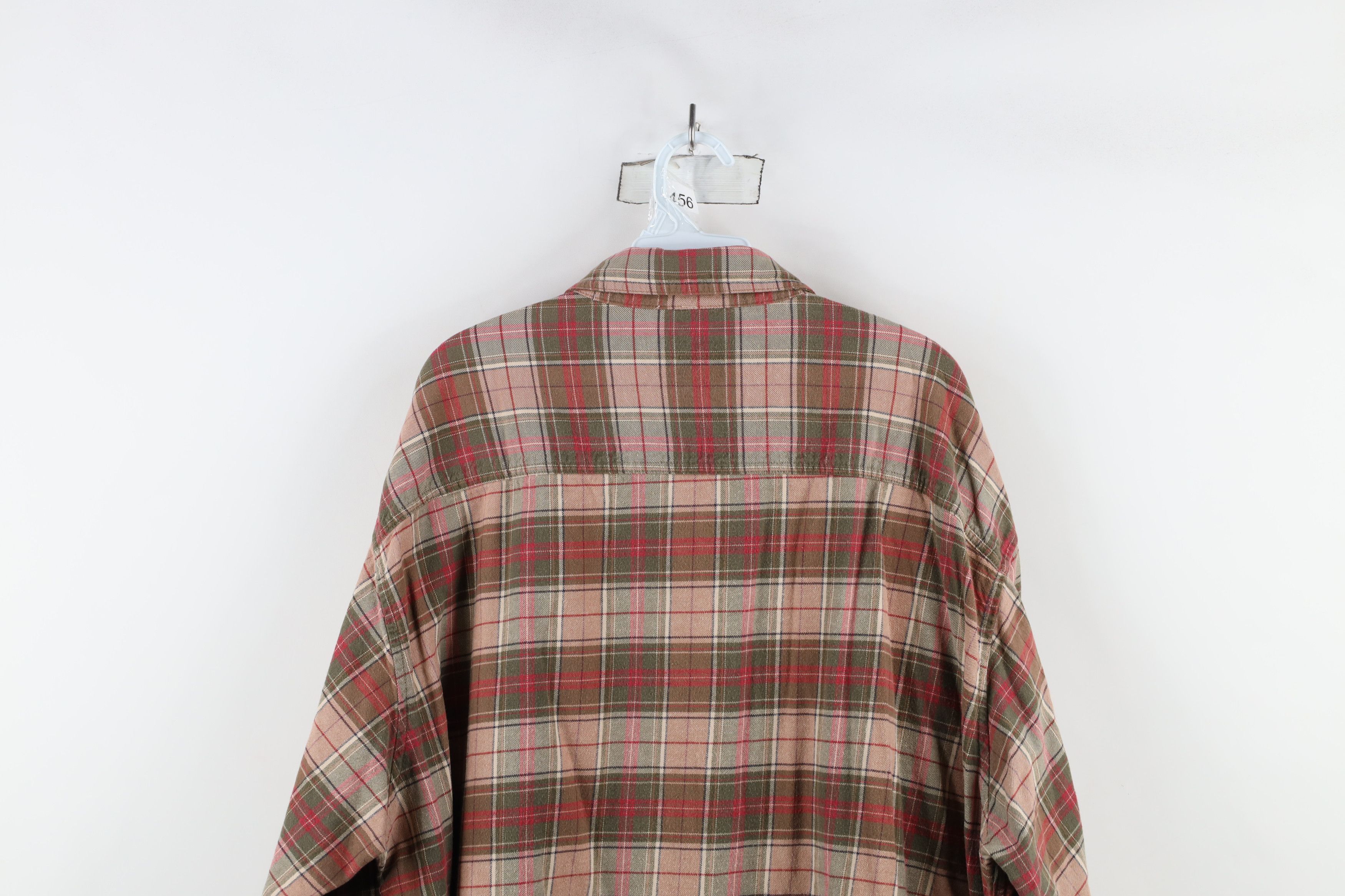 Vintage × Woolrich Woolen Mills Vintage 90s Woolrich Collared Button Down Shirt Plaid Size US XXL / EU 58 / 5 - 9 Thumbnail