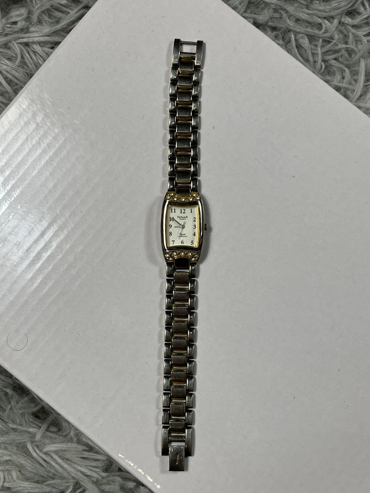 Hysteric Glamour Omax Gold & Silver Crystal Watch – Japanese Brand Size ONE SIZE - 14 Thumbnail