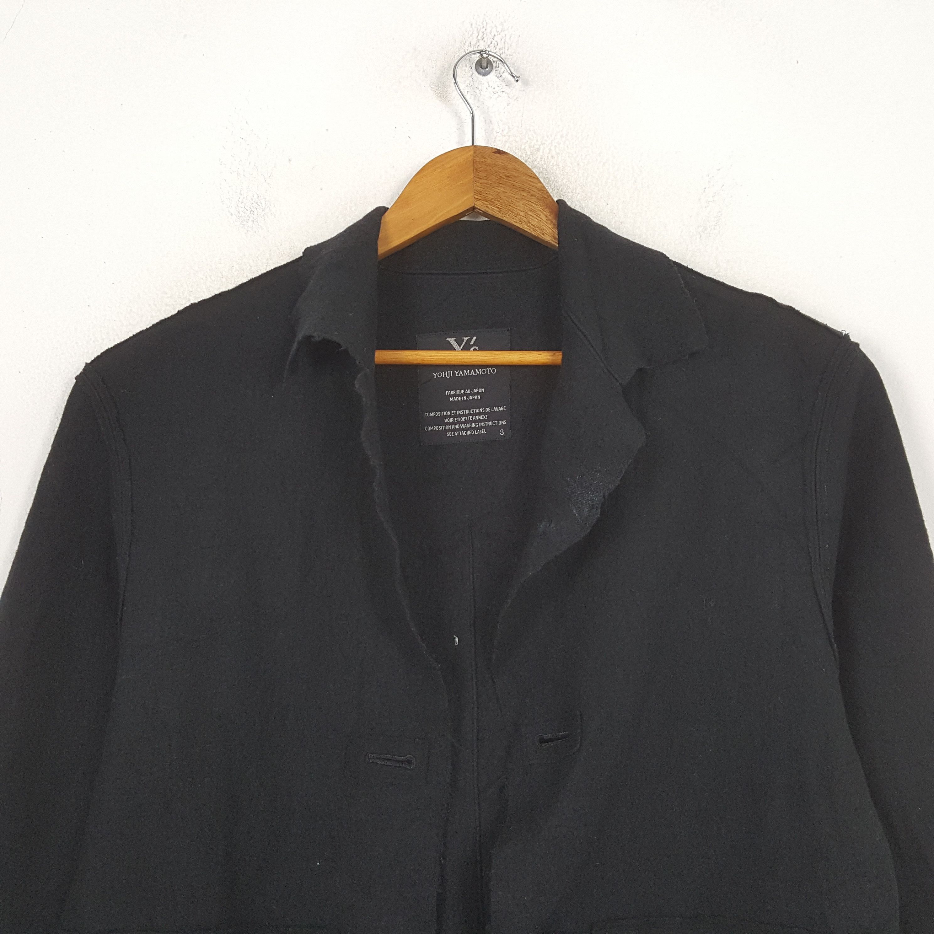 Yohji Yamamoto Vintage Y's Yohji Yamamoto Japanese Design Jacket C300N20 Size US M / EU 48-50 / 2 - 2 Thumbnail