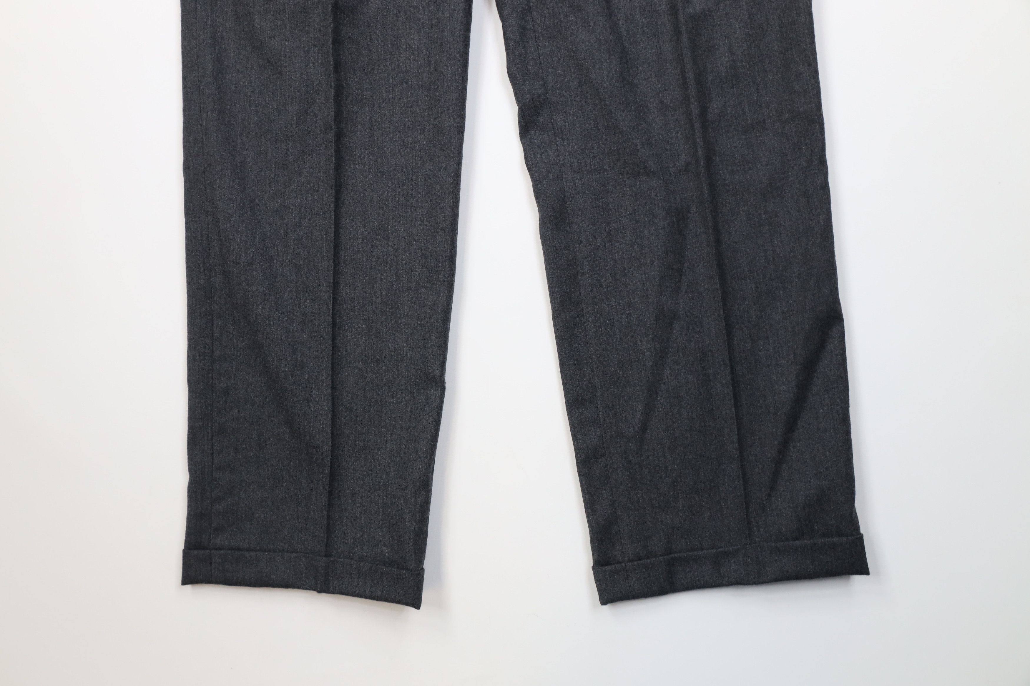 Vintage Vintage 70s Streetwear Pleated Wide Leg Chino Pants Gray USA Size US 36 / EU 52 - 4 Thumbnail