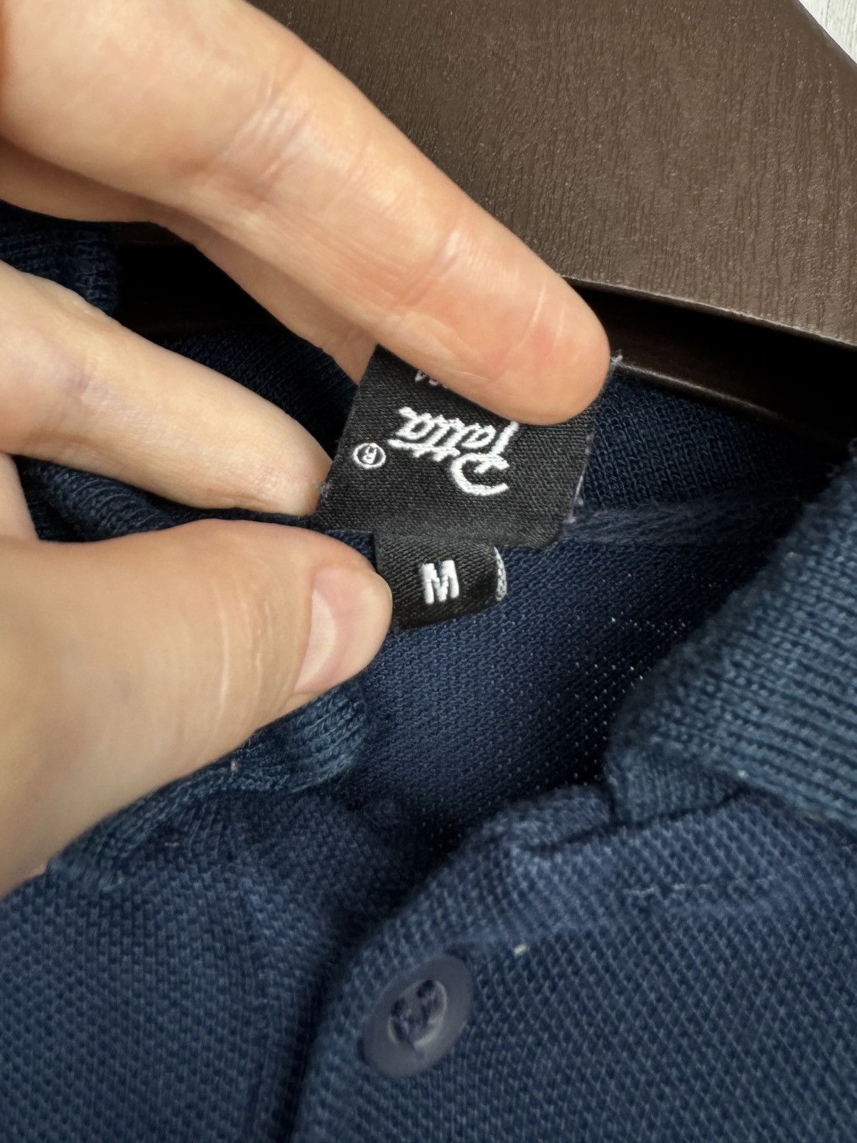 Patta Patta Navy Blue classic double P logo cotton polo tee shirt Size US M / EU 48-50 / 2 - 11 Thumbnail