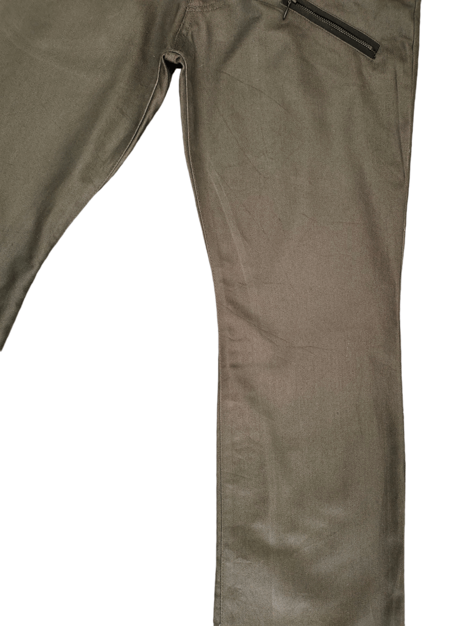 semanticdesign Flare Pants Semantic Design Buckle Back Trouser Bootcut Y2k Size US 31 - 5 Thumbnail