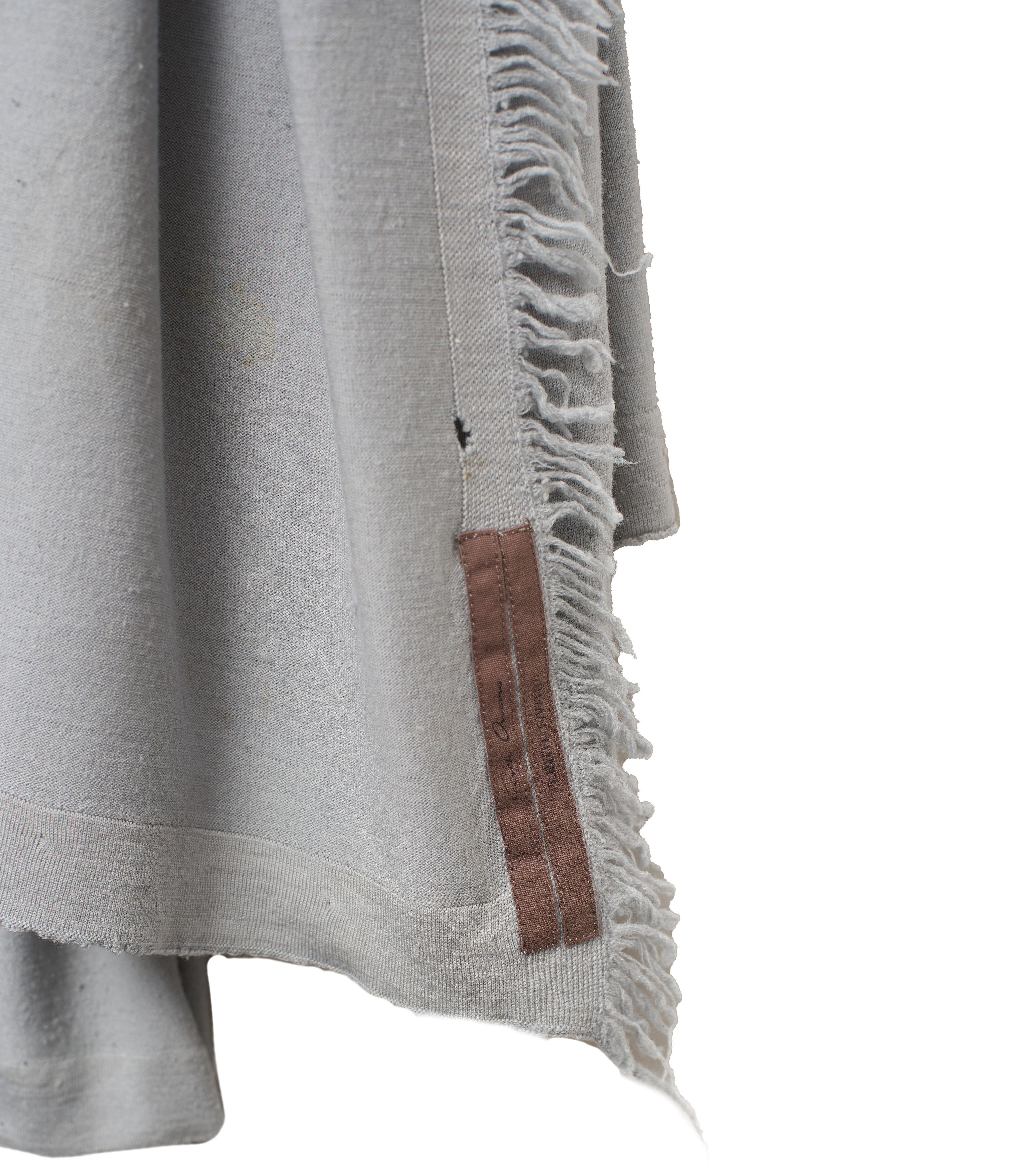 Rick Owens Fringed Blanket Scarf