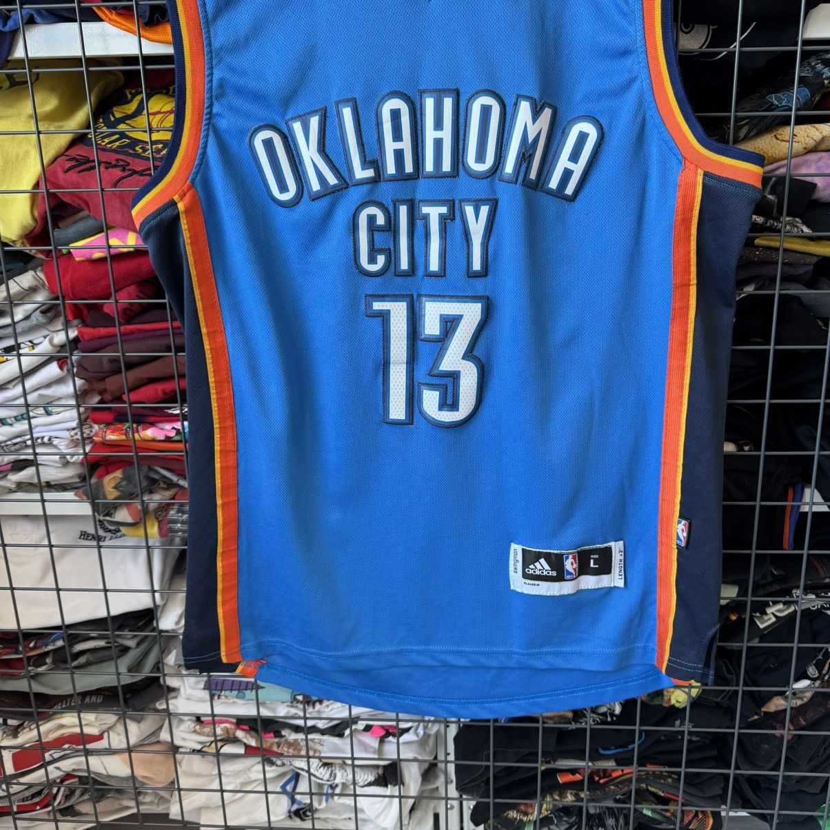 NBA Oklahoma City #13 George NBA Basketball Jersey Size US L / EU 52-54 / 3 - 5 Thumbnail