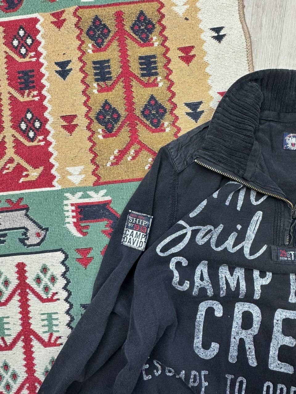 Camp David × Japanese Brand Vintage Camp David Y2K Sweater Faded Knitted Size US L / EU 52-54 / 3 - 7 Thumbnail