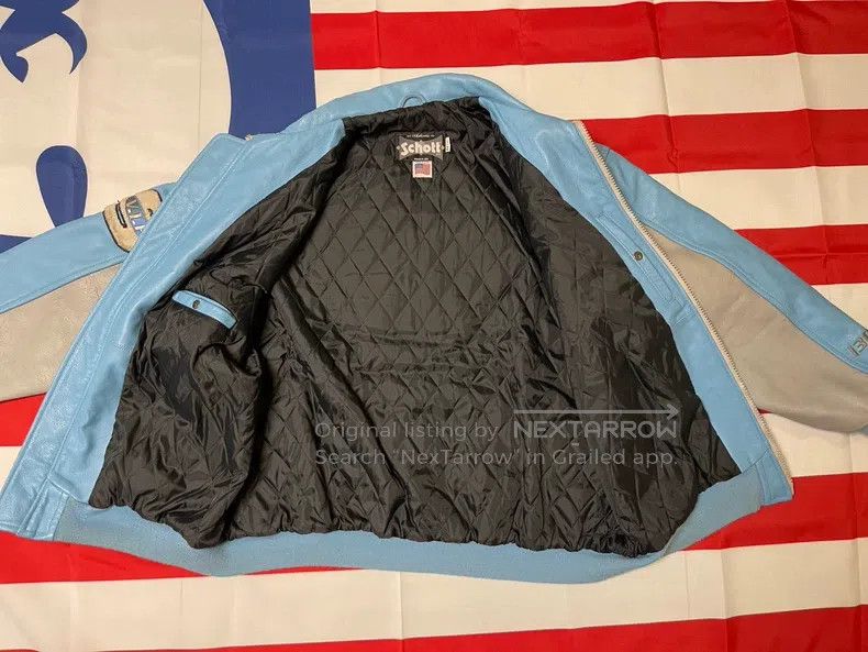 Schott Schott Leather coat Size US XXL / EU 58 / 5 - 4 Thumbnail