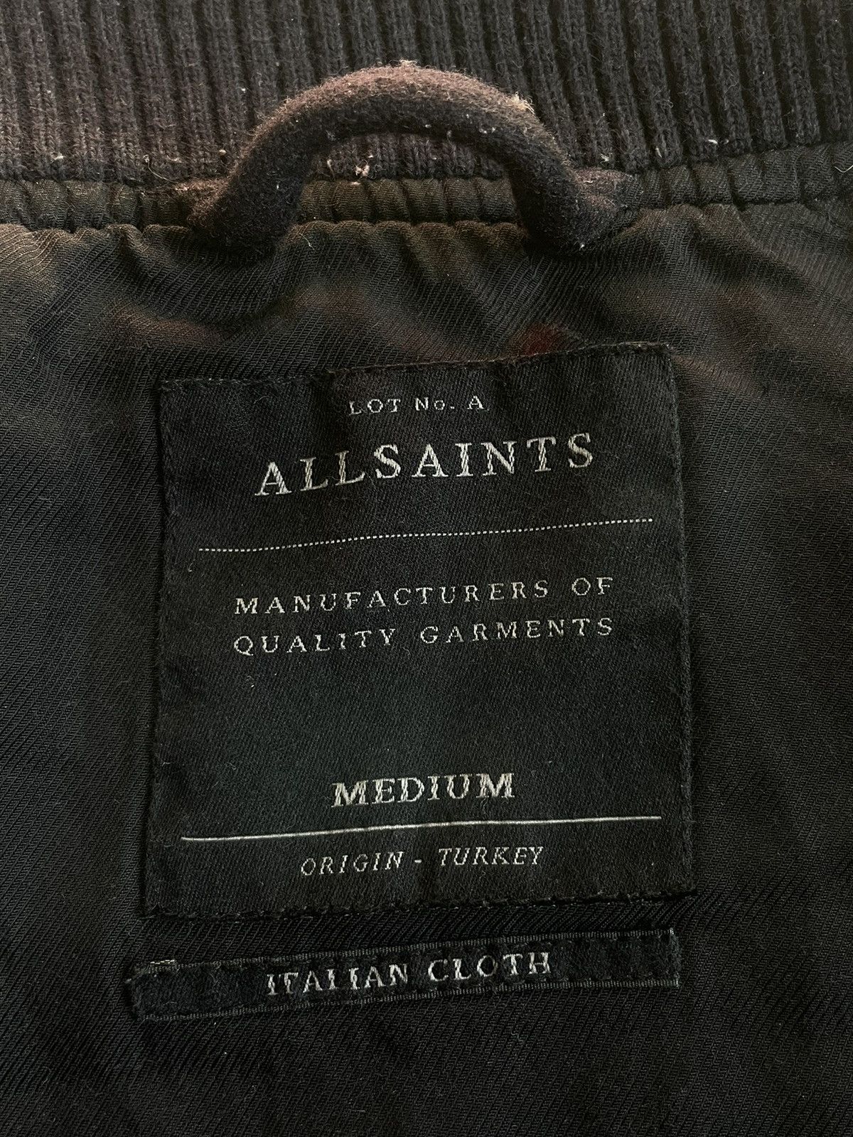 Allsaints Allsaints Wool Bomber Jacket Ecko Luxury Size US M / EU 48-50 / 2 - 13 Thumbnail