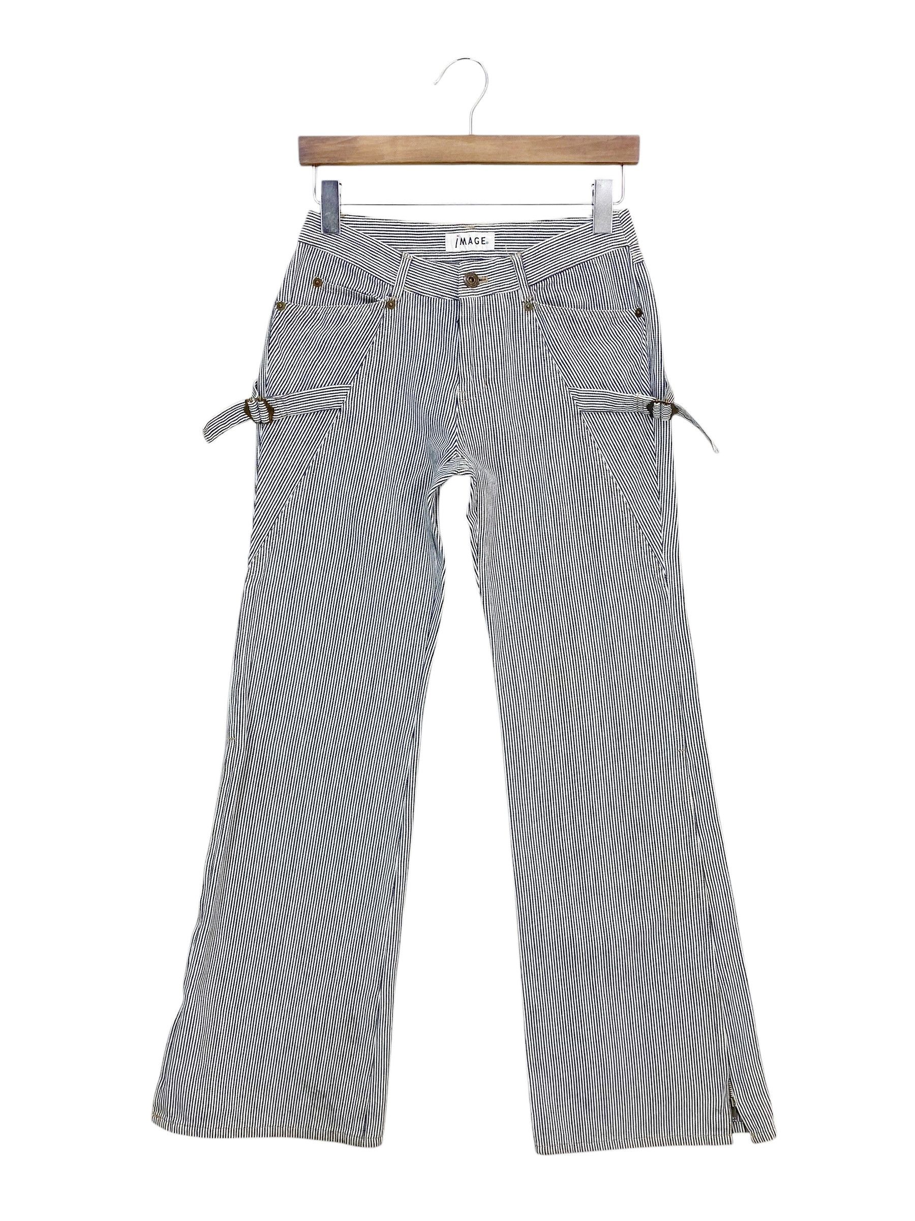 Japanese Brand × Uniqlo Image Jeans Stripes Hickory Jeans Size US 31 - 2 Thumbnail