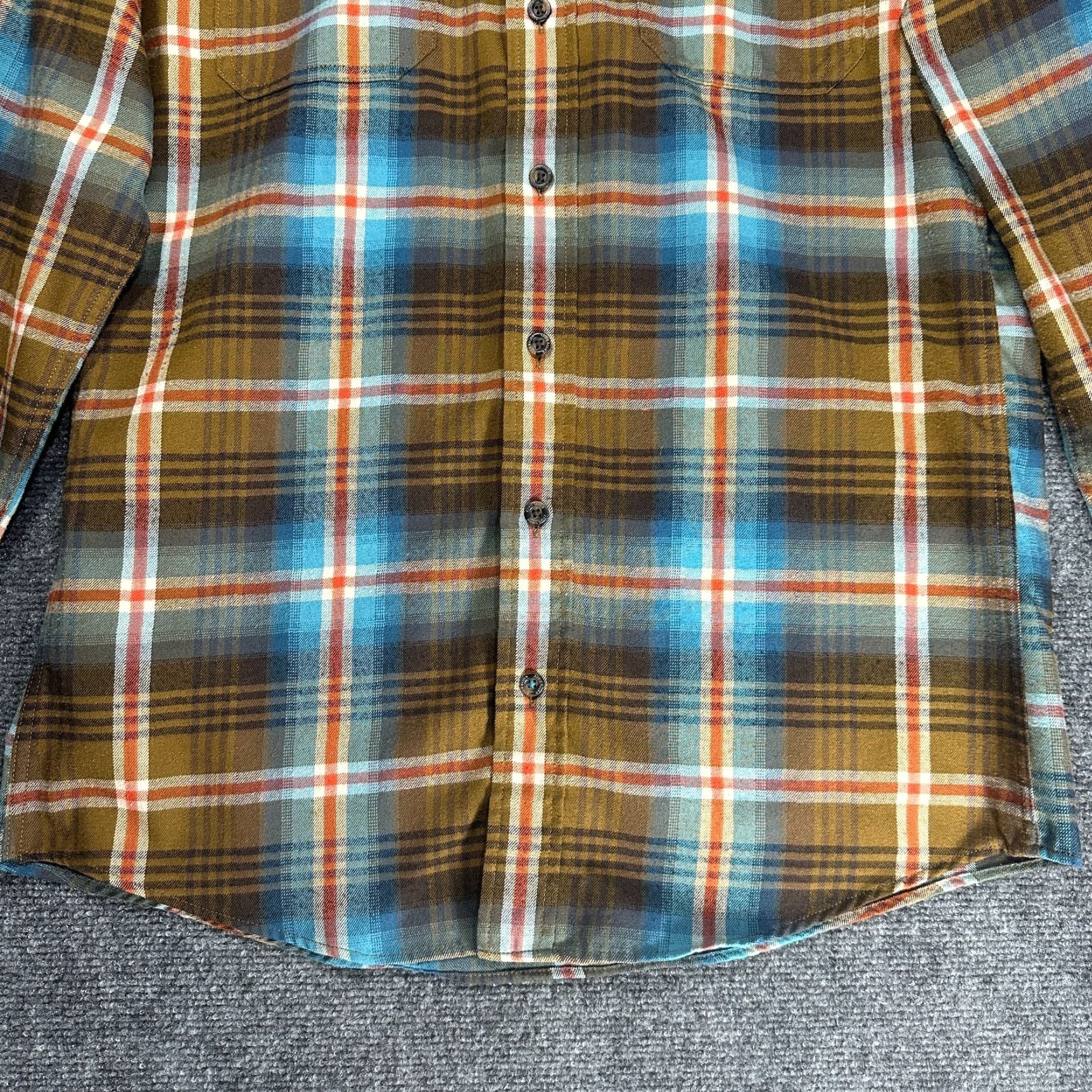 Eddie Bauer Eddie Bauer Travex Shirt Mens MT Plaid Cotton Flannel Button Up Pockets Classic Size US M / EU 48-50 / 2 - 2 Thumbnail