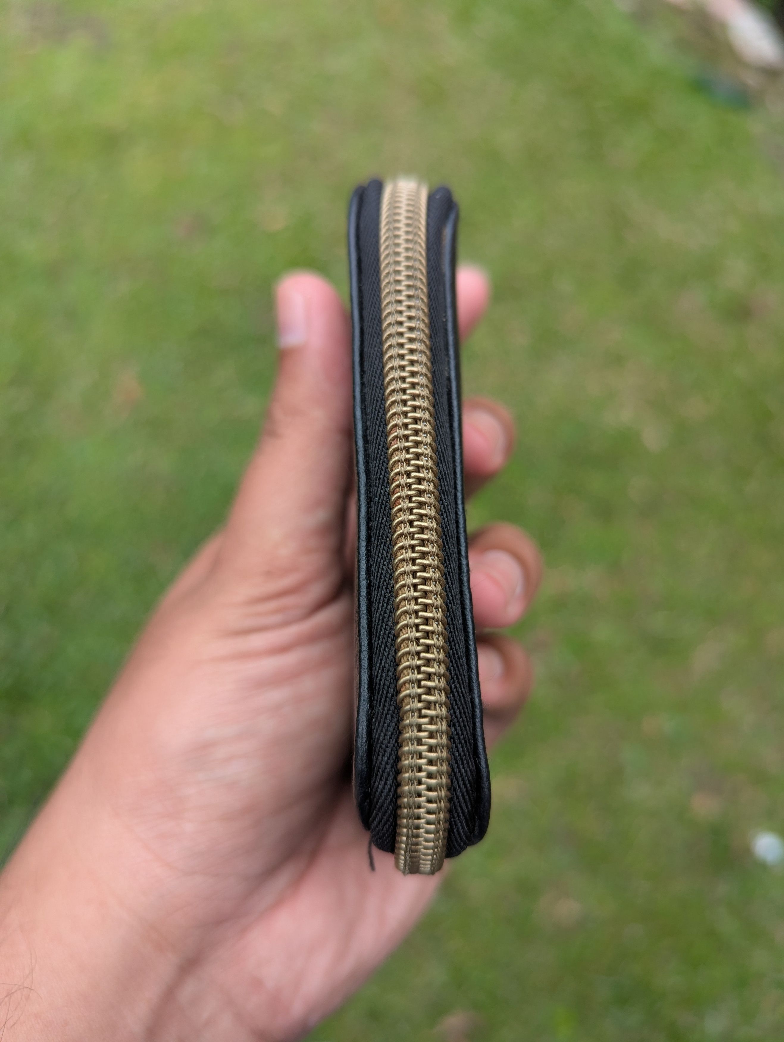 Number (N)ine OG Number [N]ine Leather Zipper Coin Wallet Case Size ONE SIZE - 3 Thumbnail