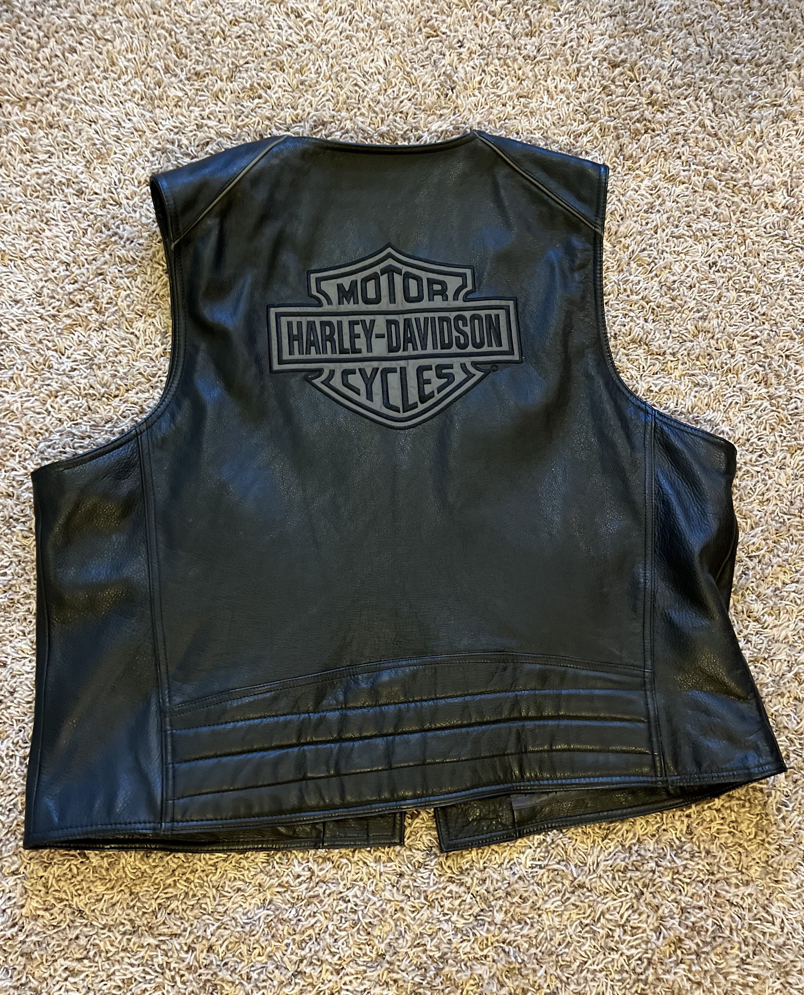 Harley Davidson Vintage Harley Davidson Biker Vest Size US XXL / EU 58 / 5 - 3 Thumbnail