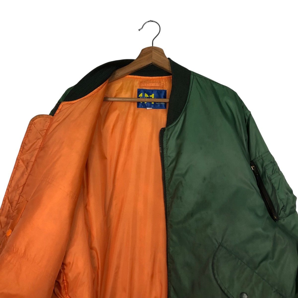 Japanese Brand Vintage Reversible Bomber Jacket Plus One Issey Miyake Ma-1 Size US M / EU 48-50 / 2 - 13 Thumbnail