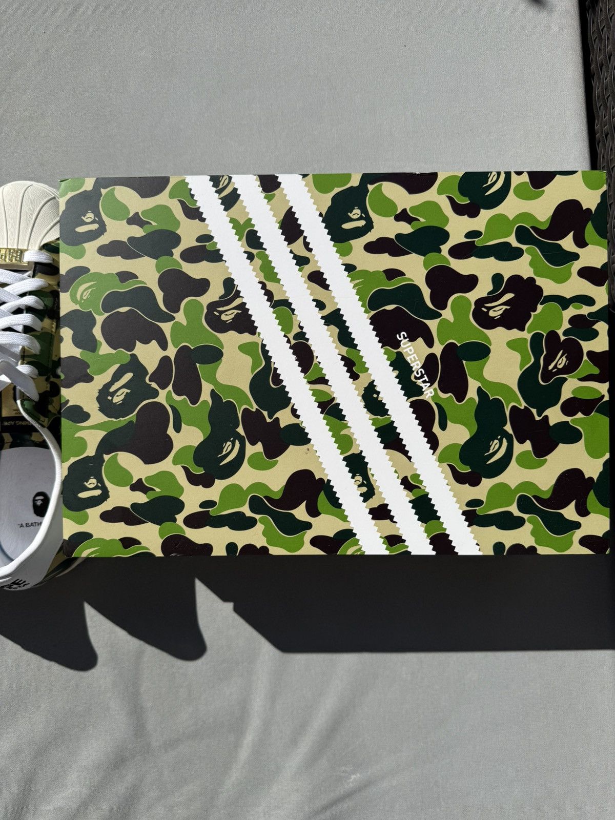 Adidas × Bape Adidas x Bape Superstar | Size EU44.5 US10.5 Size US 10.5 / EU 43-44 - 7 Thumbnail