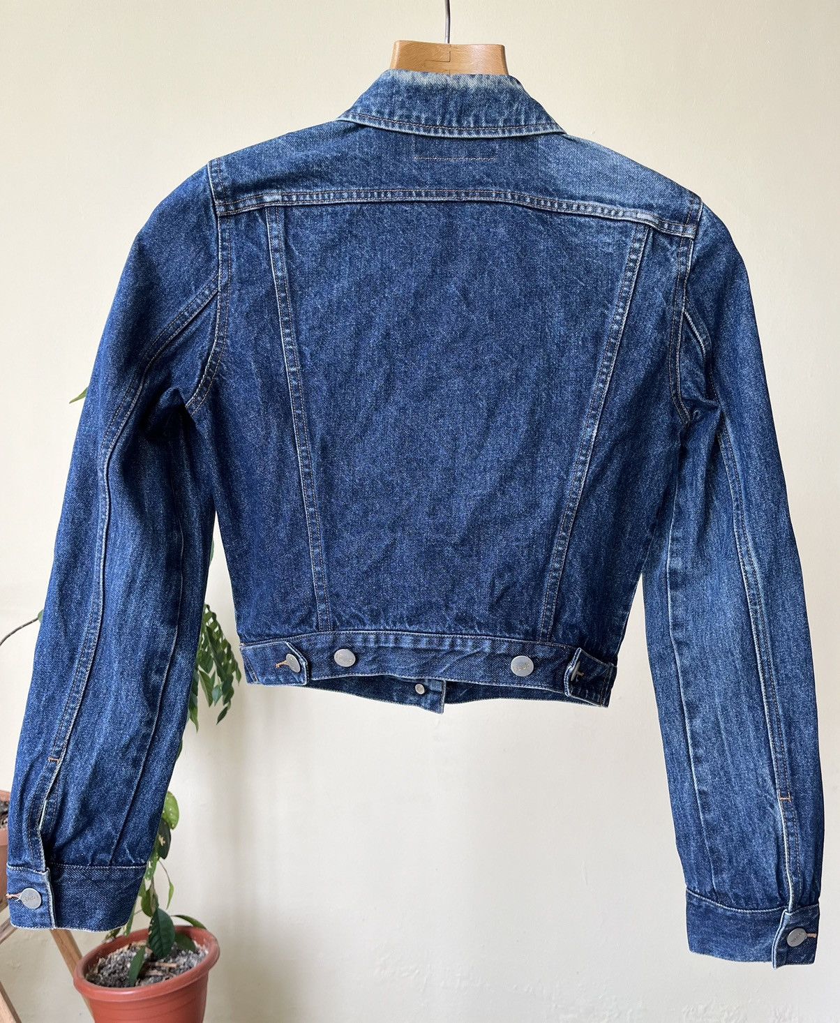 FCUK × French Connection FCUK Cropped Denim Jacket Size XS / US 0-2 / IT 36-38 - 4 Thumbnail