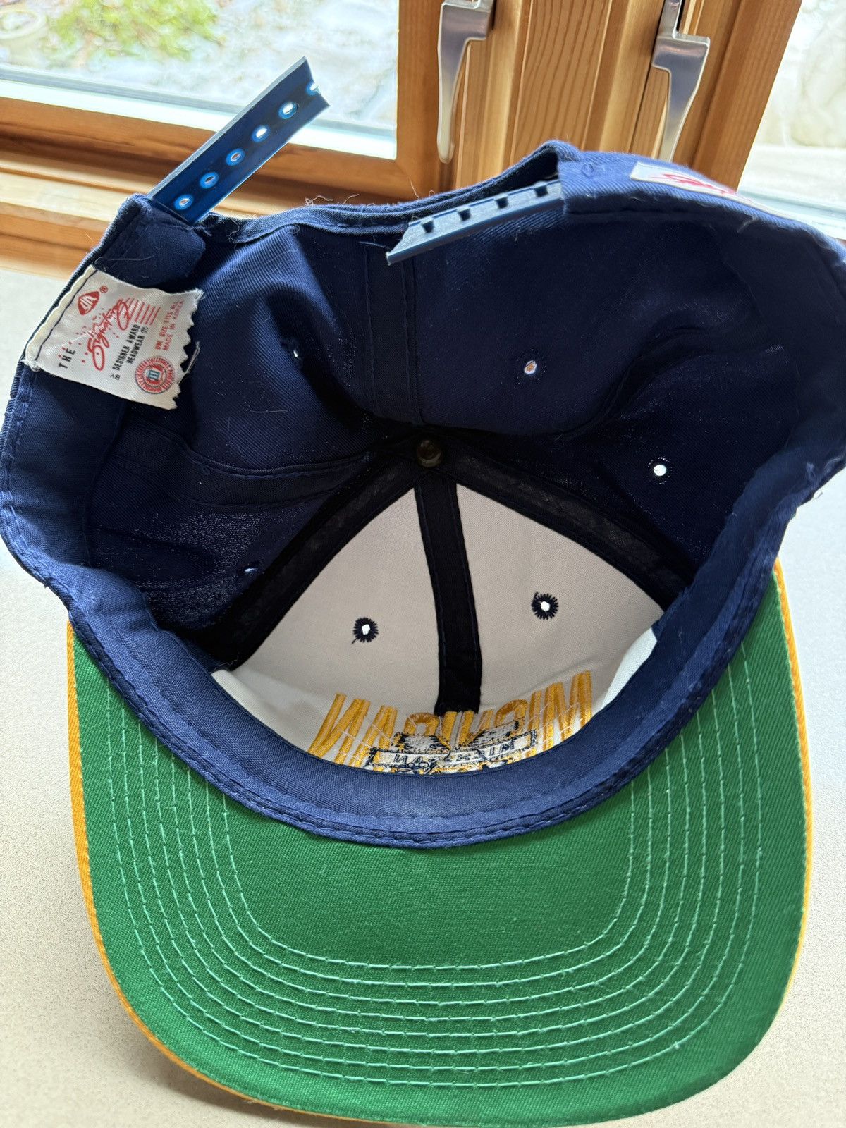 Vintage Vintage 90s University of Michigan Snapback Hat NOS Size ONE SIZE - 7 Thumbnail