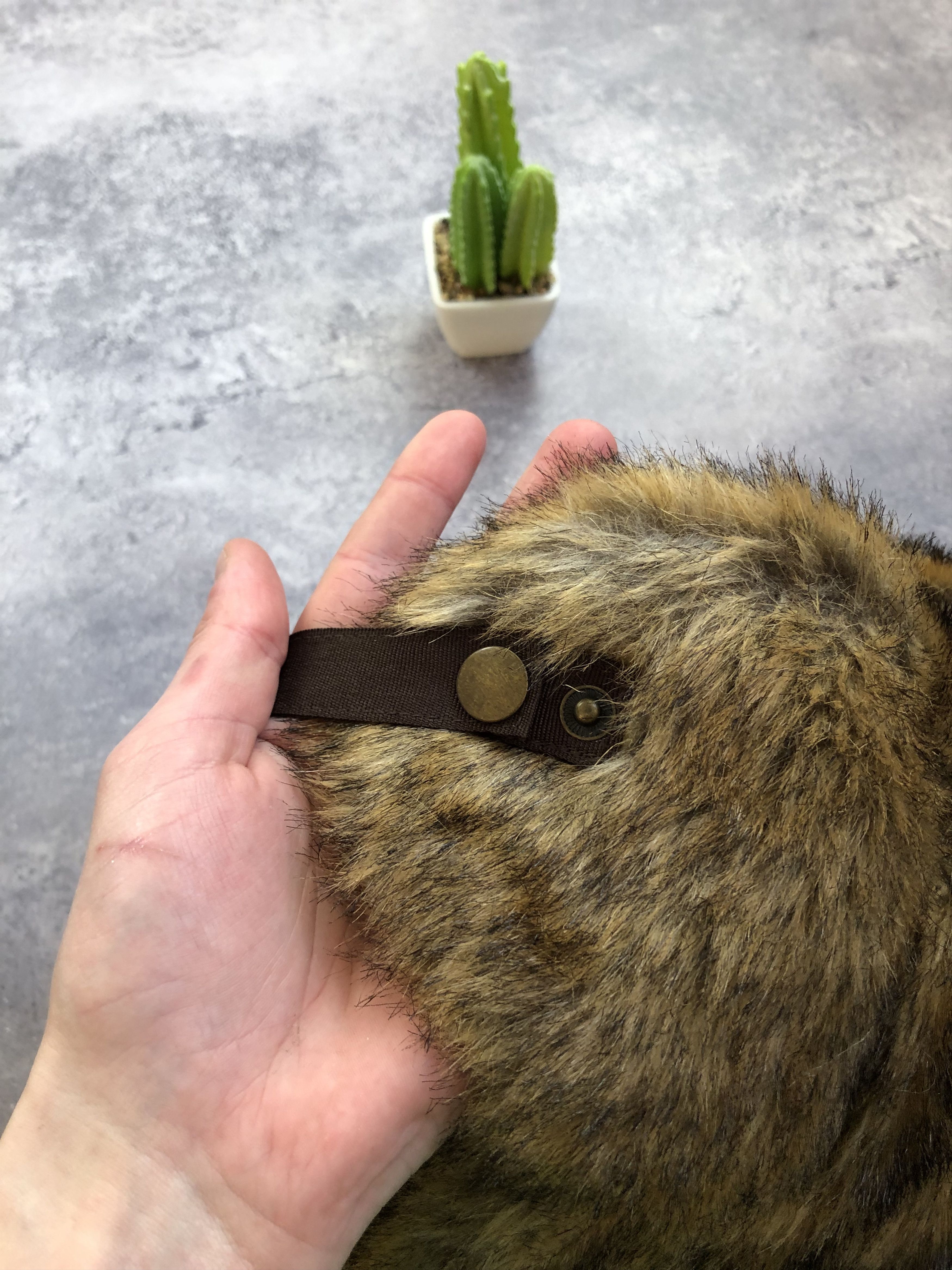 Vintage USHANKA Trapper Full Mohair Brown Hat Japans Streetwear Styl Size ONE SIZE - 5 Thumbnail