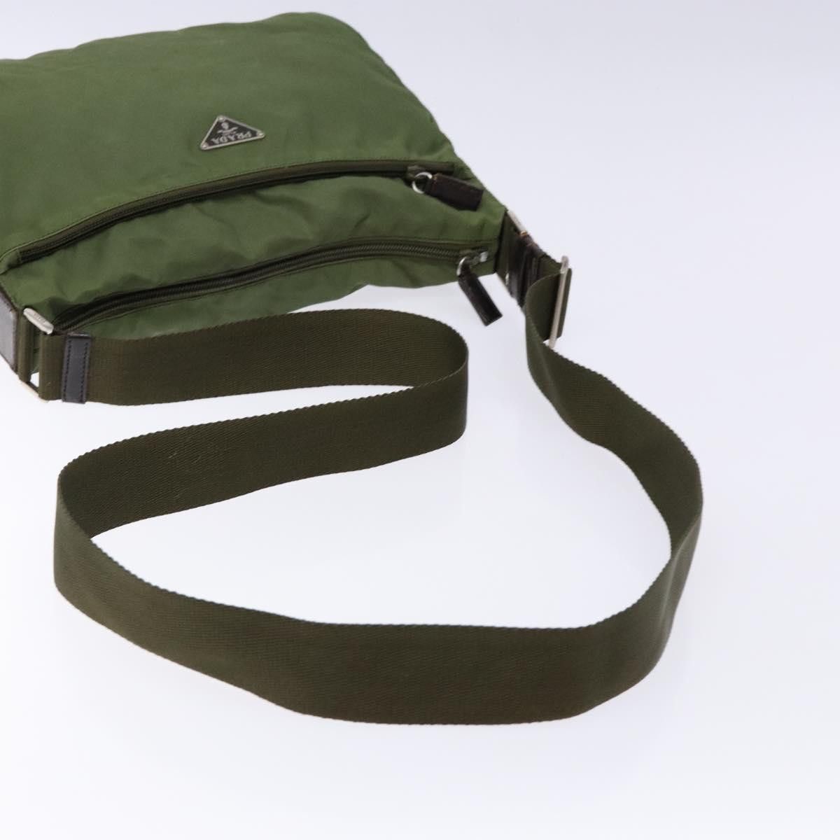 Prada PRADA Shoulder Bag Nylon Khaki Silver Size ONE SIZE - 7 Thumbnail