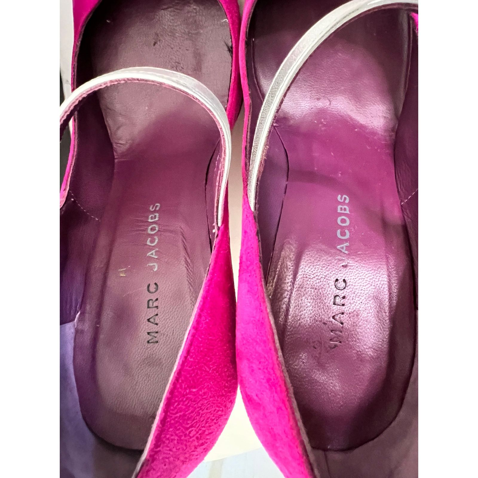 Marc Jacobs VINTAGE 2004 MARC JACOBS PINK/RED MARYJANE SHOES – EU 36.5 Size US 6.5 / IT 36.5 - 4 Thumbnail