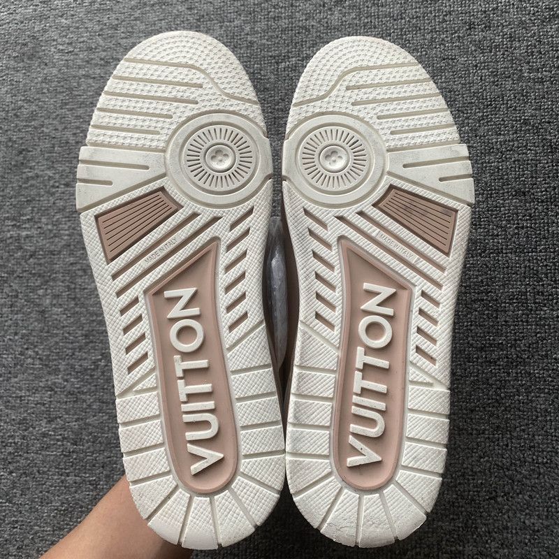 Louis Vuitton Louis Vuitton Pink and White Trainer Sneakers Size US 6 / IT 36 - 3 Thumbnail