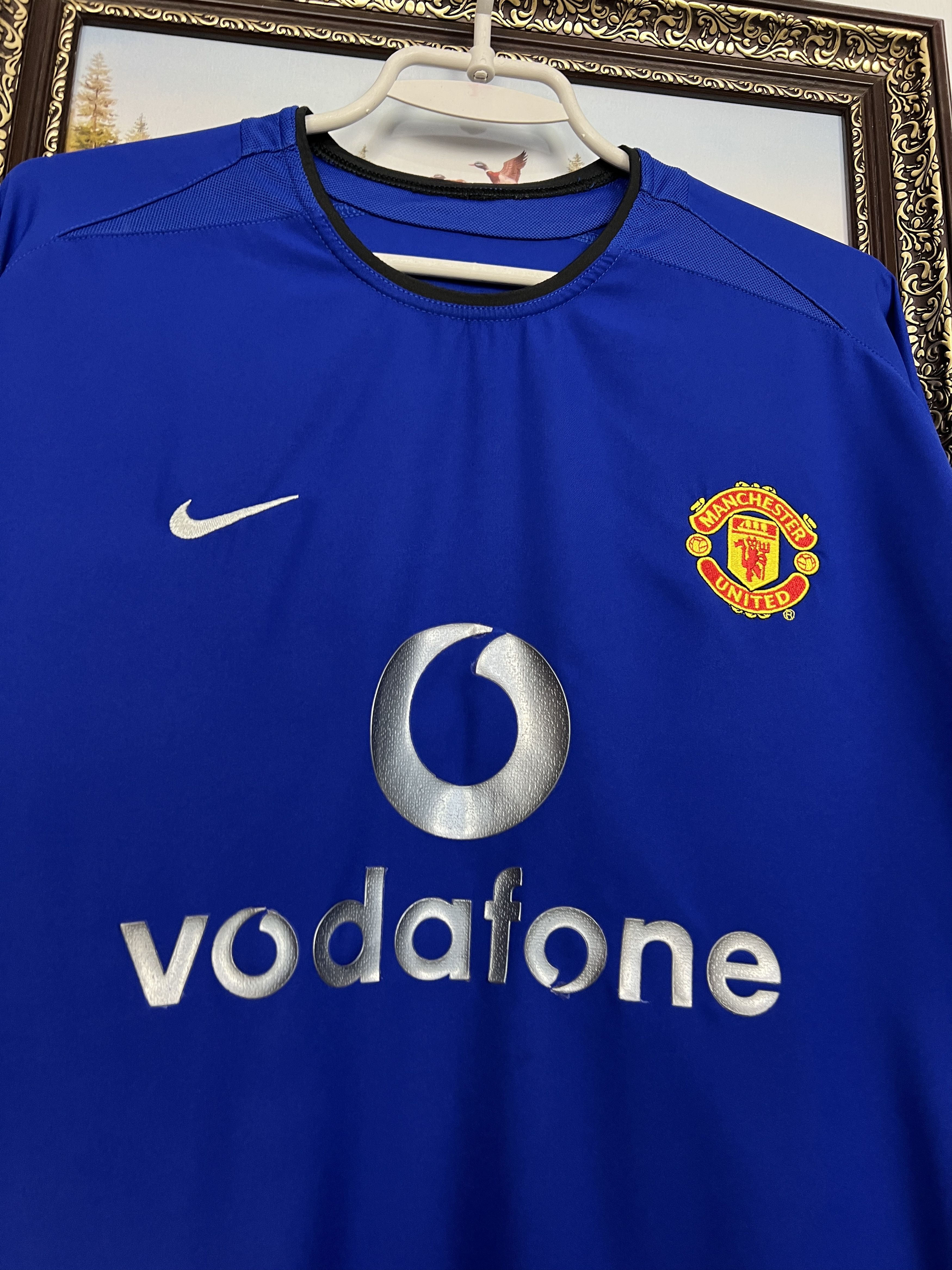 Nike Manchester United football shirt Soccer Long Sleeve Jersey Size US XL / EU 56 / 4 - 3 Thumbnail