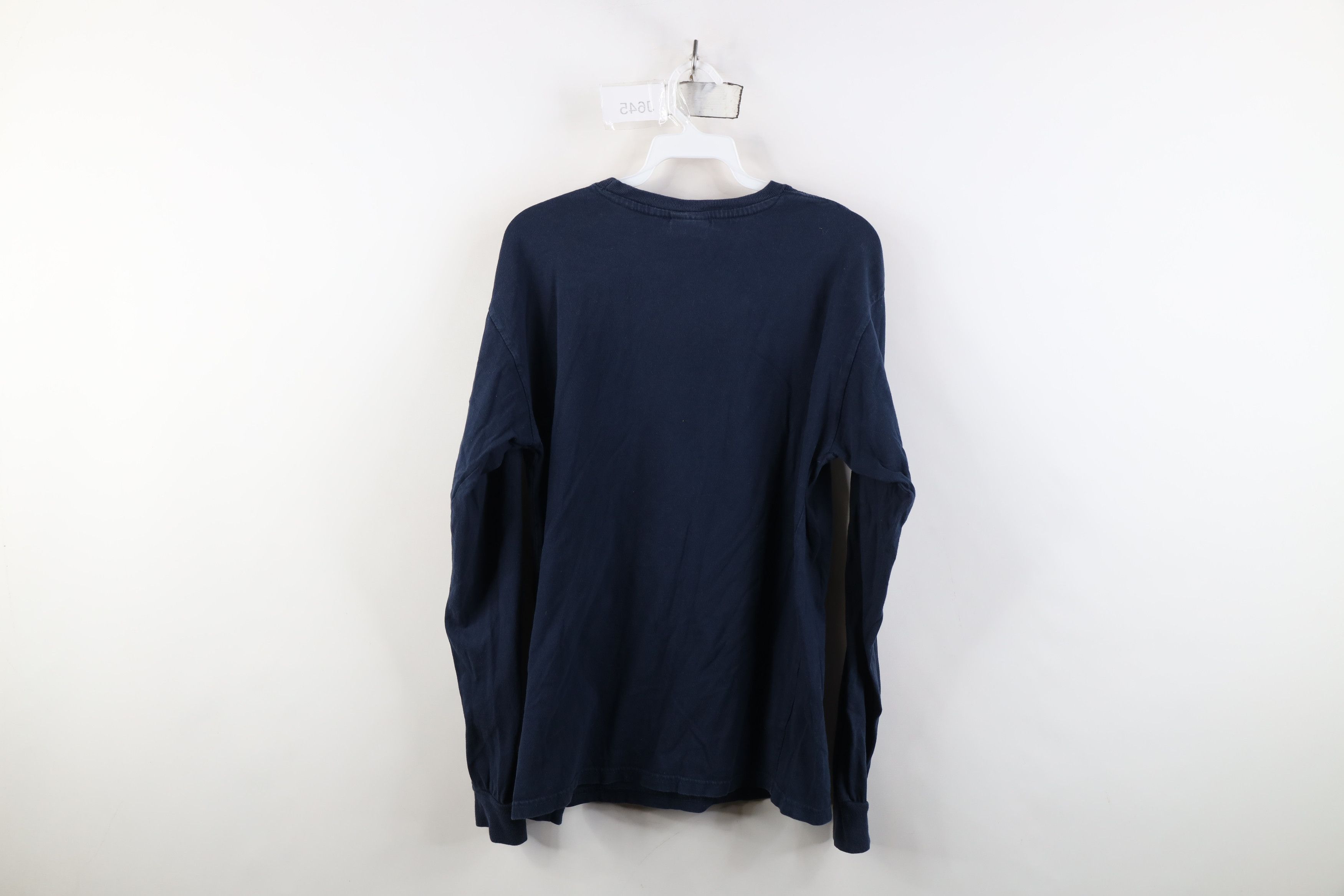 Vintage Vintage 90s University of Michigan Long Sleeve T-Shirt Blue Size US S / EU 44-46 / 1 - 12 Thumbnail