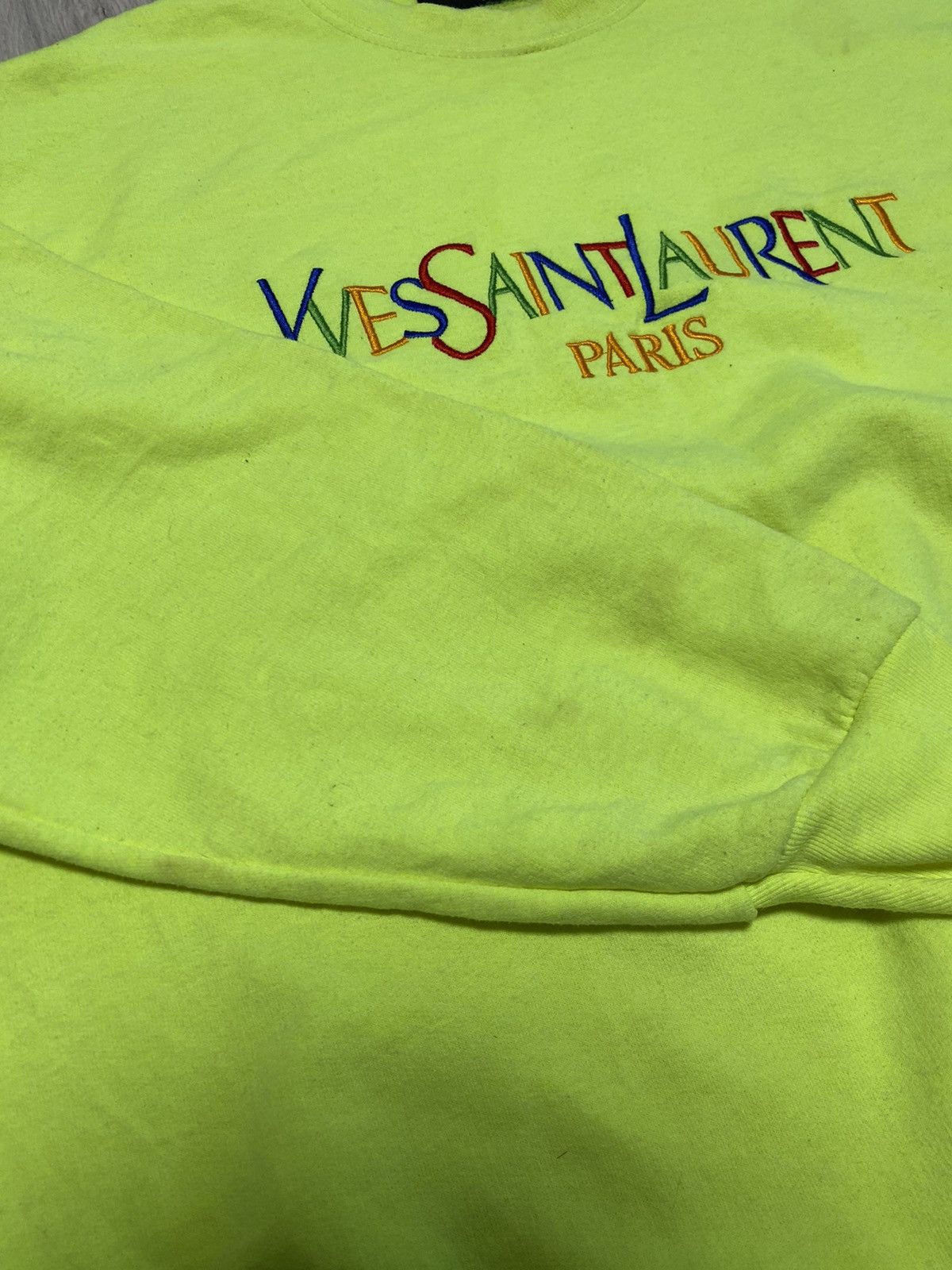 Vintage × Yves Saint Laurent Vintage YVES SAINT LAURENT Fashion Design Sweatshirt Size US L / EU 52-54 / 3 - 10 Thumbnail