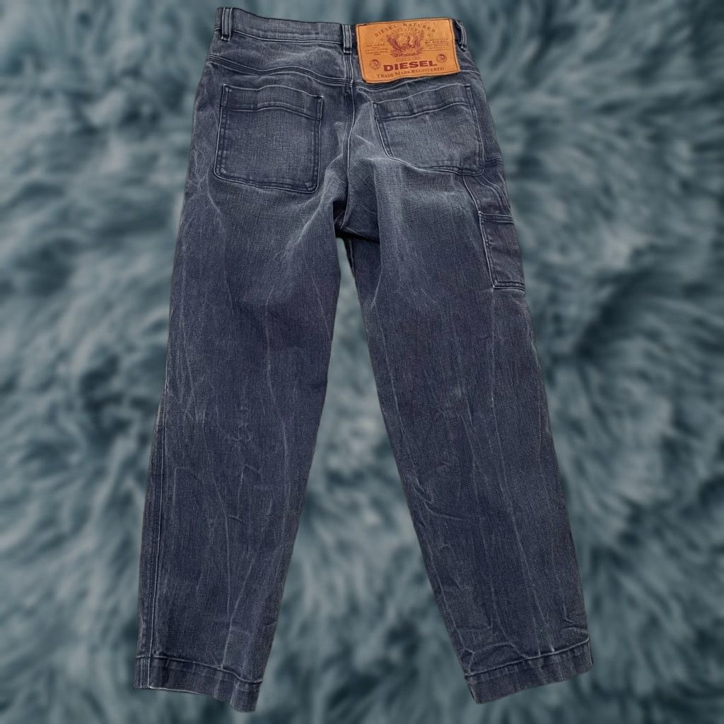 Diesel Diesel Jeans Adult 30 Blue Baggy Wide Relaxed Loose Logo USA Preppy Mens Size US 30 / EU 46 - 1 Thumbnail