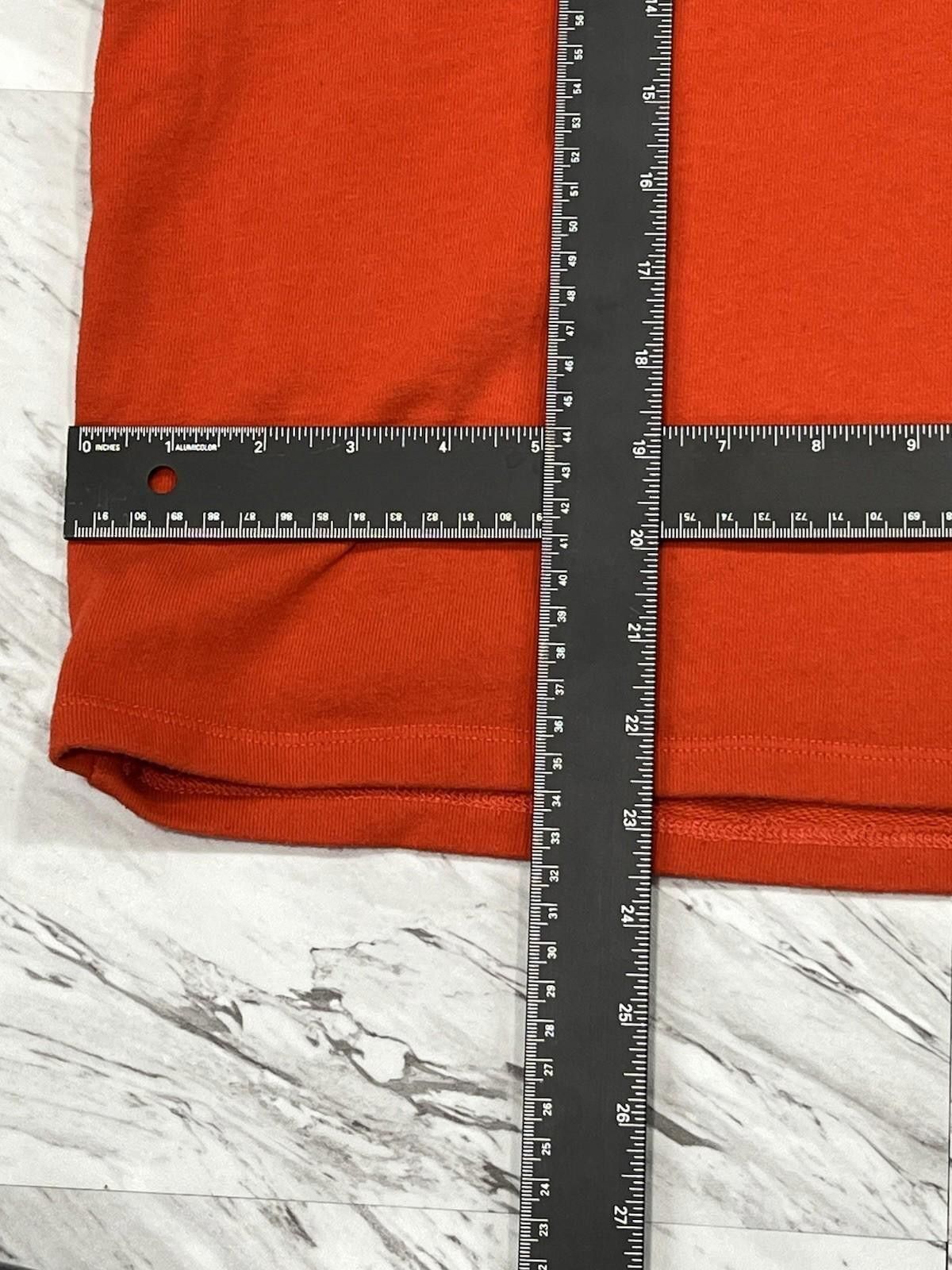 DKNY DKNY Sport Cropped Boxy Sweatshirt Red Embroidered Logo #8 Size L / US 10 / IT 46 - 4 Thumbnail