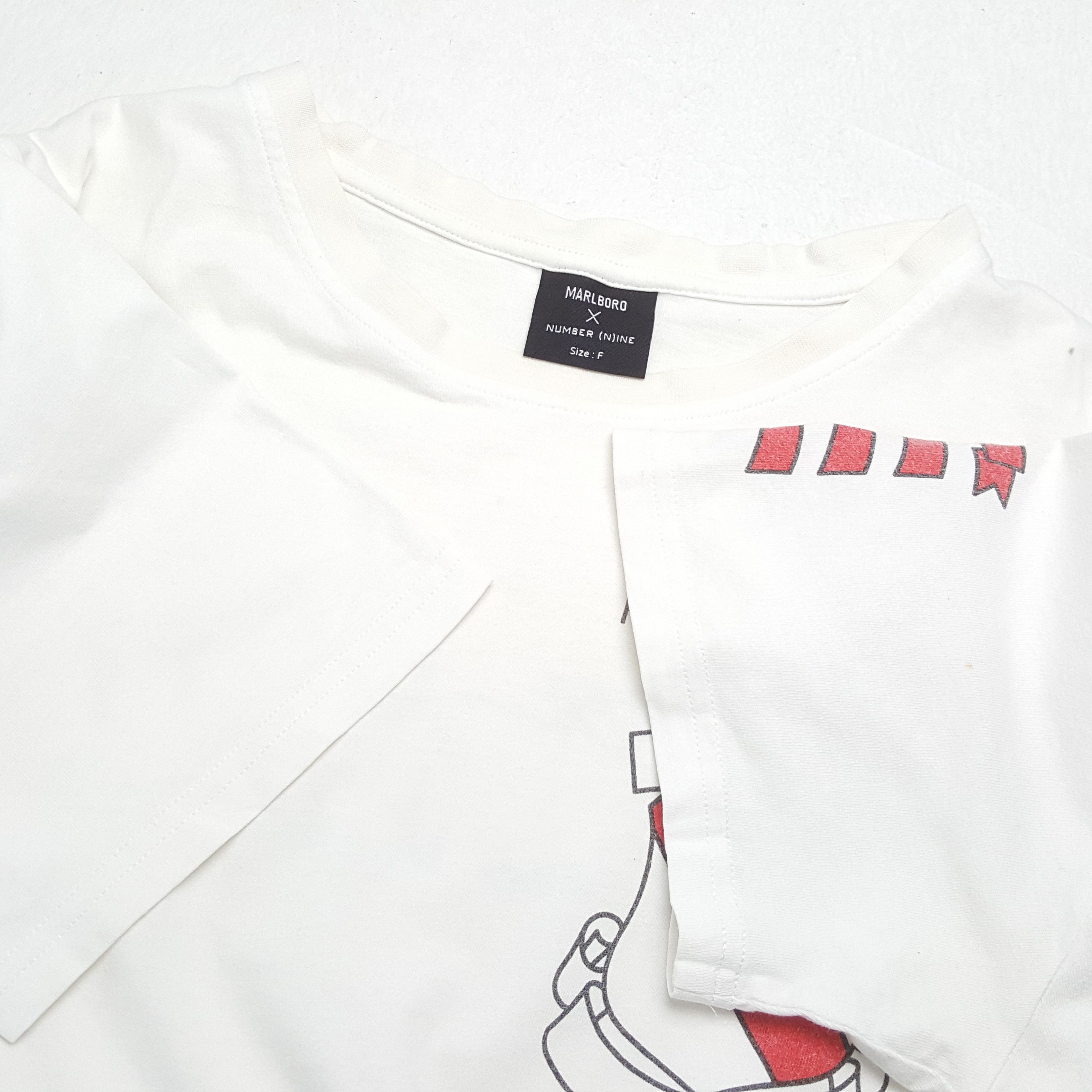 Marlboro × Number (N)ine × Vintage NUMBER (N)INE x MARLBORO Japanese Brand Custom Art Tshirt Size US L / EU 52-54 / 3 - 7 Thumbnail