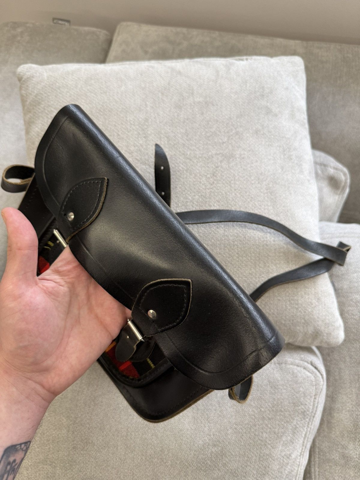 Cambridge Satchel Company The Cambridge Satchel Company Leather Black Bag Size ONE SIZE - 15 Thumbnail