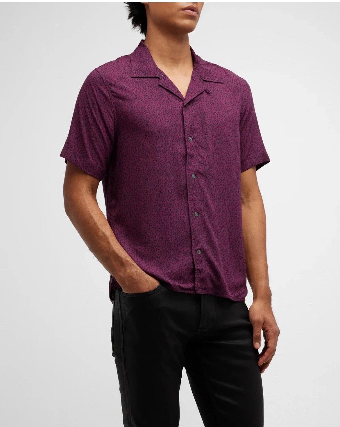 John Varvatos Denny SS shirt. Small Size US S / EU 44-46 / 1 - 1 Thumbnail