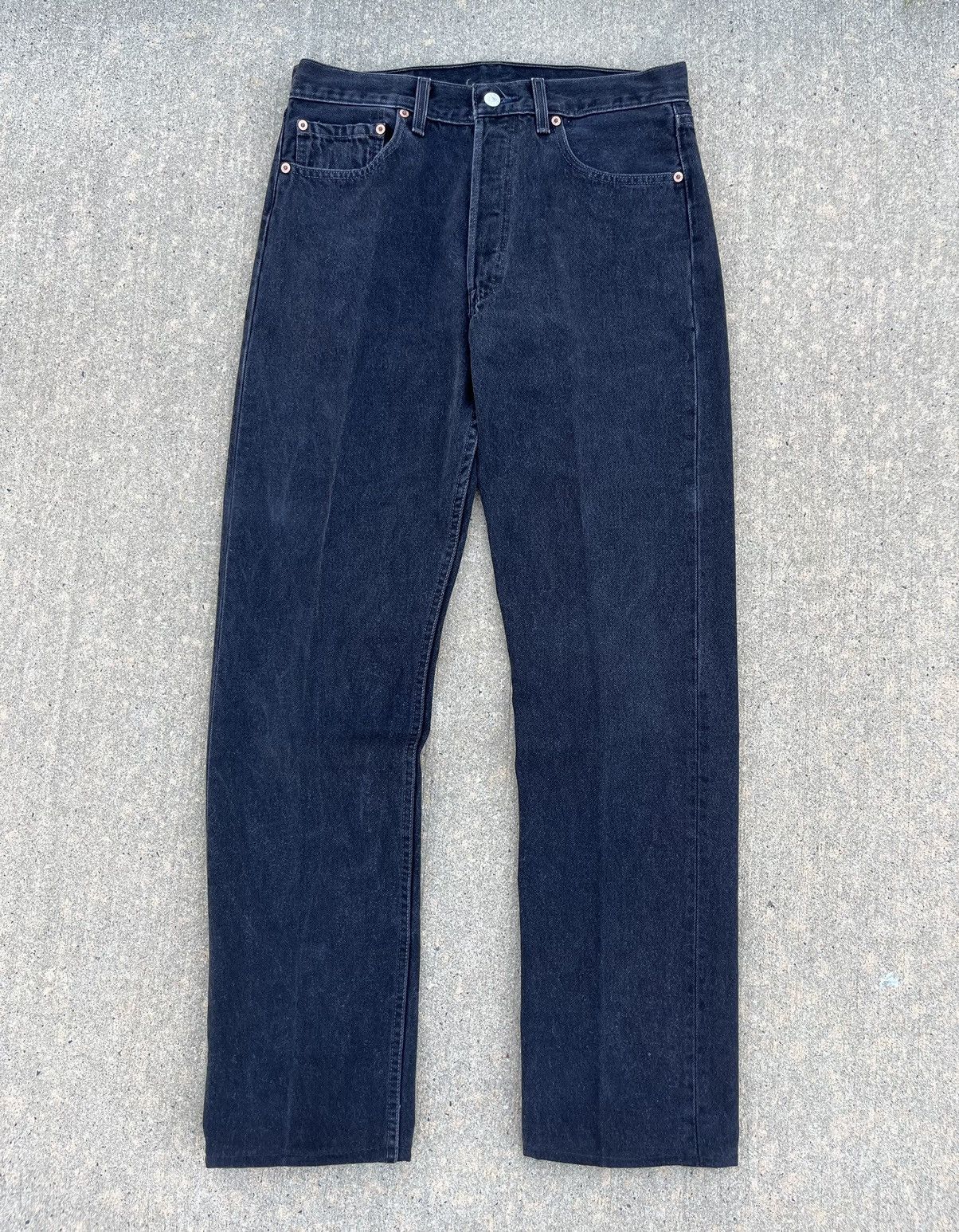 Levi's × Levi's Vintage Clothing × Vintage VINTAGE 00’S LEVI’S FADED BLACK JEANS Size US 32 / EU 48 - 1 Thumbnail