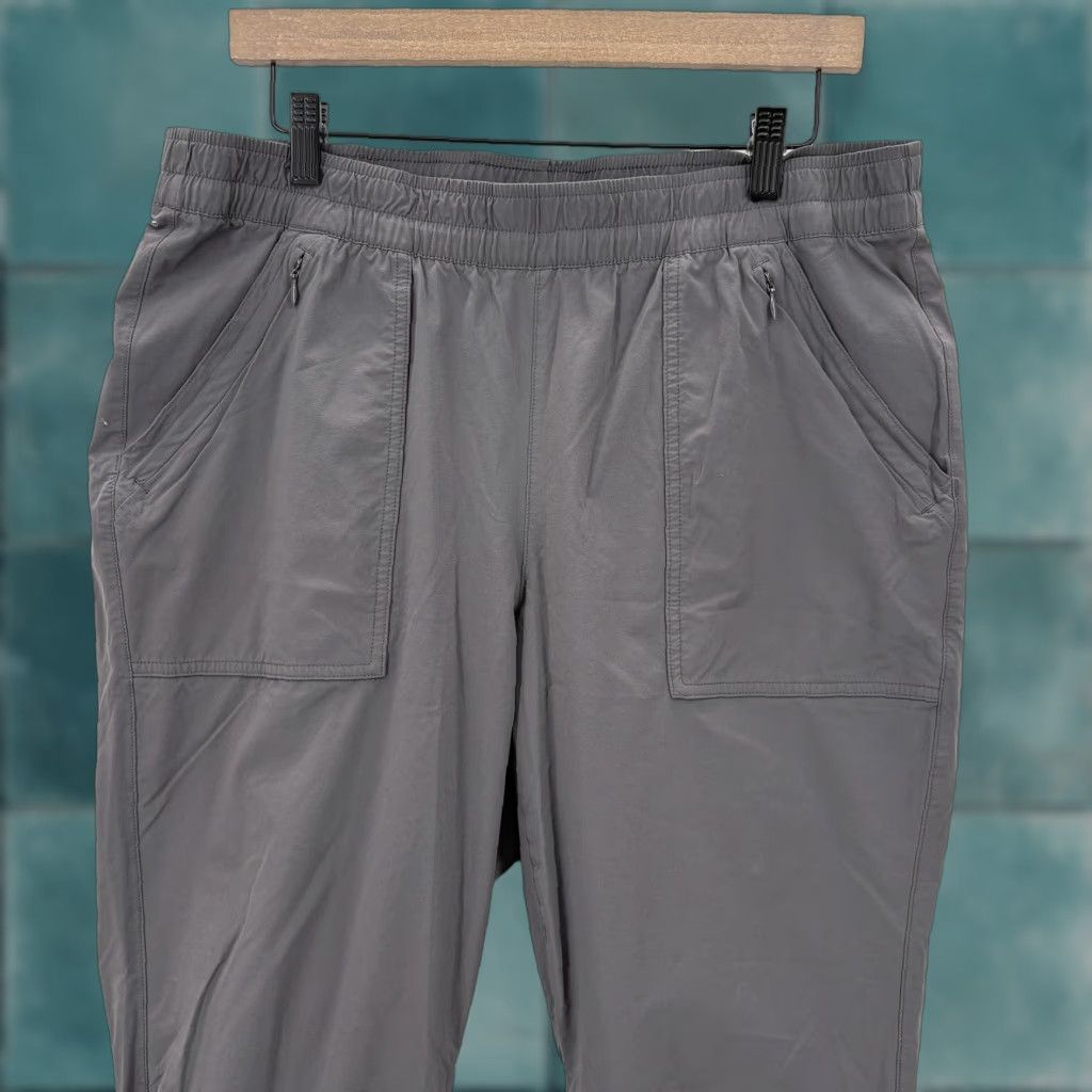 Duluth Trading Company Duluth Flex Sidewinder Lightweight Jogger Pants Womens Large Gray Stretch Trail Size 36" / US 14 / IT 50 - 1 Thumbnail