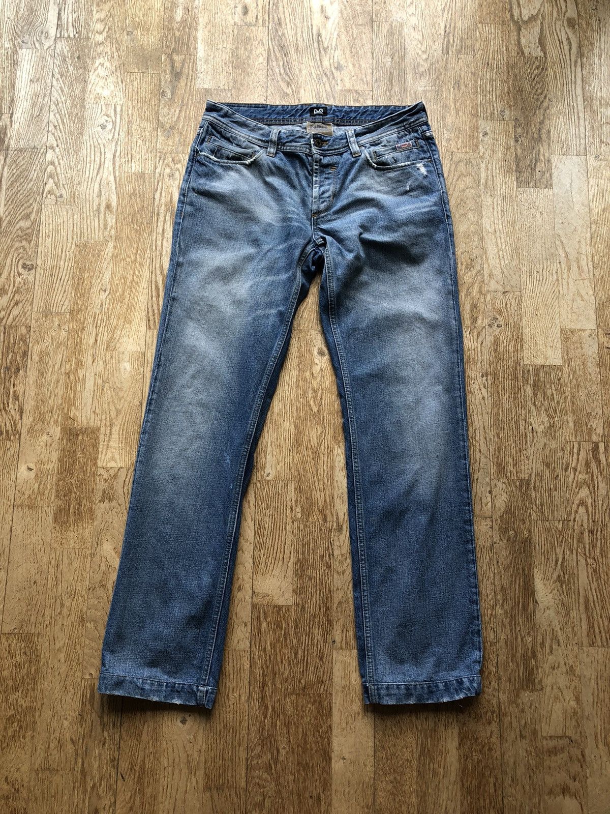 Dolce & Gabbana × Vintage DOLCE & GABBANA VINTAGE LIGHT DENIM JEANS Size US 32 / EU 48 - 1 Thumbnail