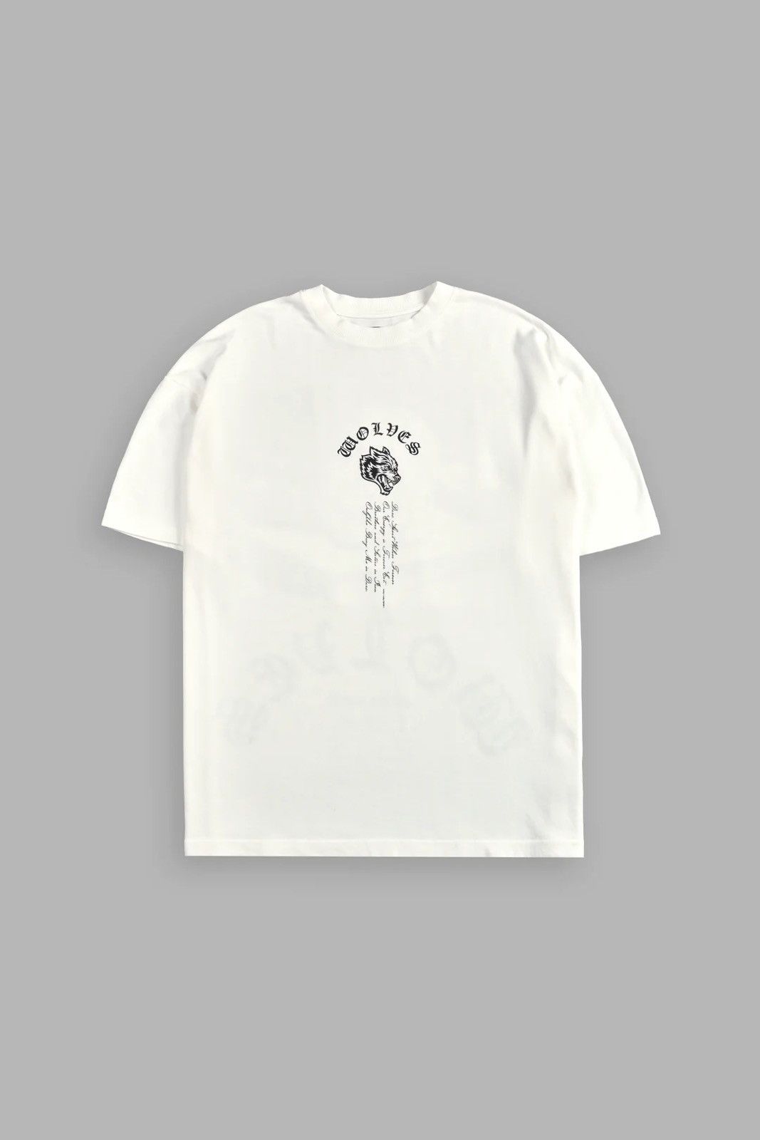Darc Sport DARC SPORT ASHES OF THE DARK LORD OVERSIZED TEE IN CREAM-XL Size US XL / EU 56 / 4 - 2 Thumbnail