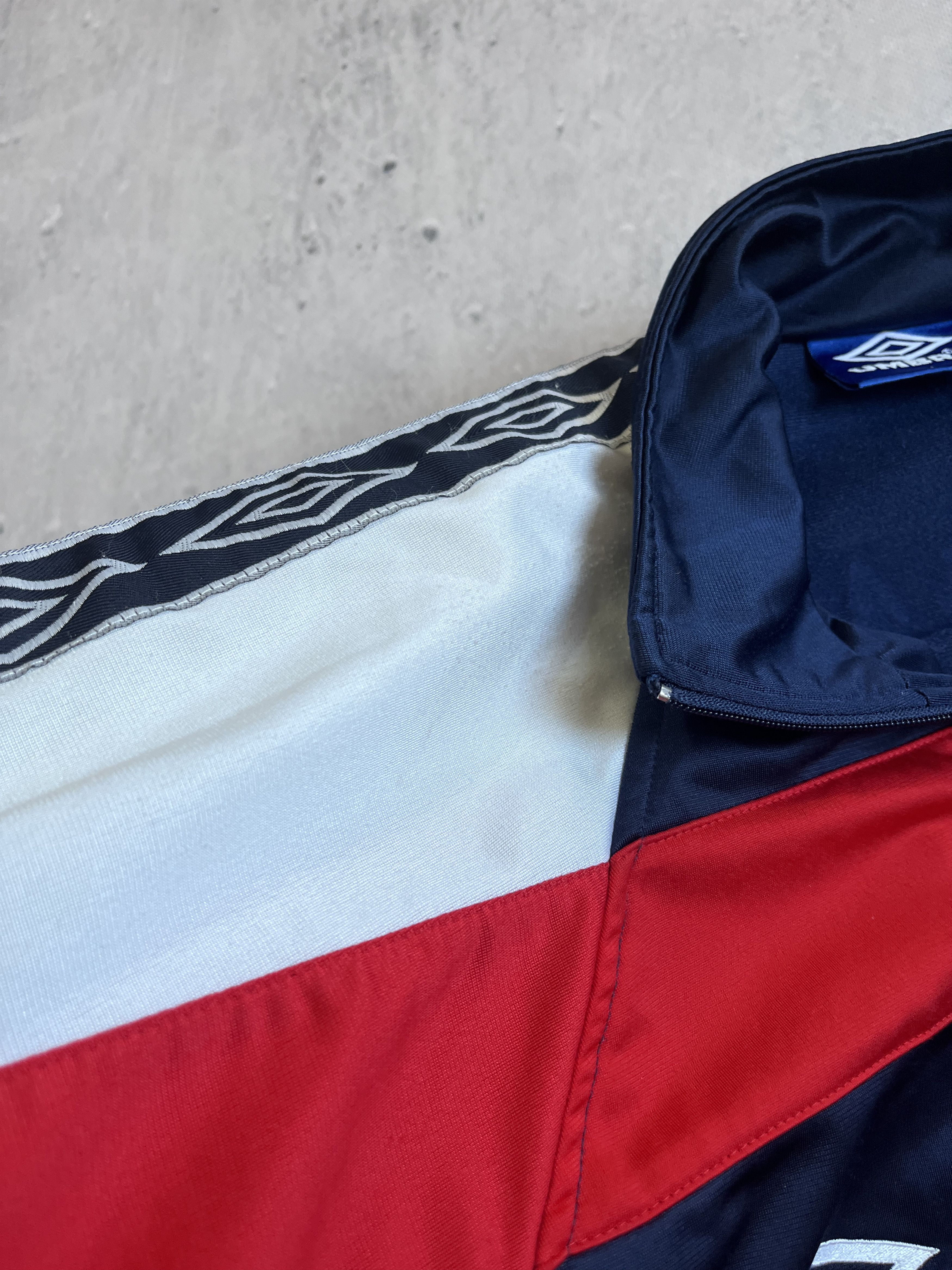 Umbro UMBRO ENGLAND VINTAGE 90S FOOTBALL SOCCER TRACK JACKET Size US S / EU 44-46 / 1 - 10 Thumbnail