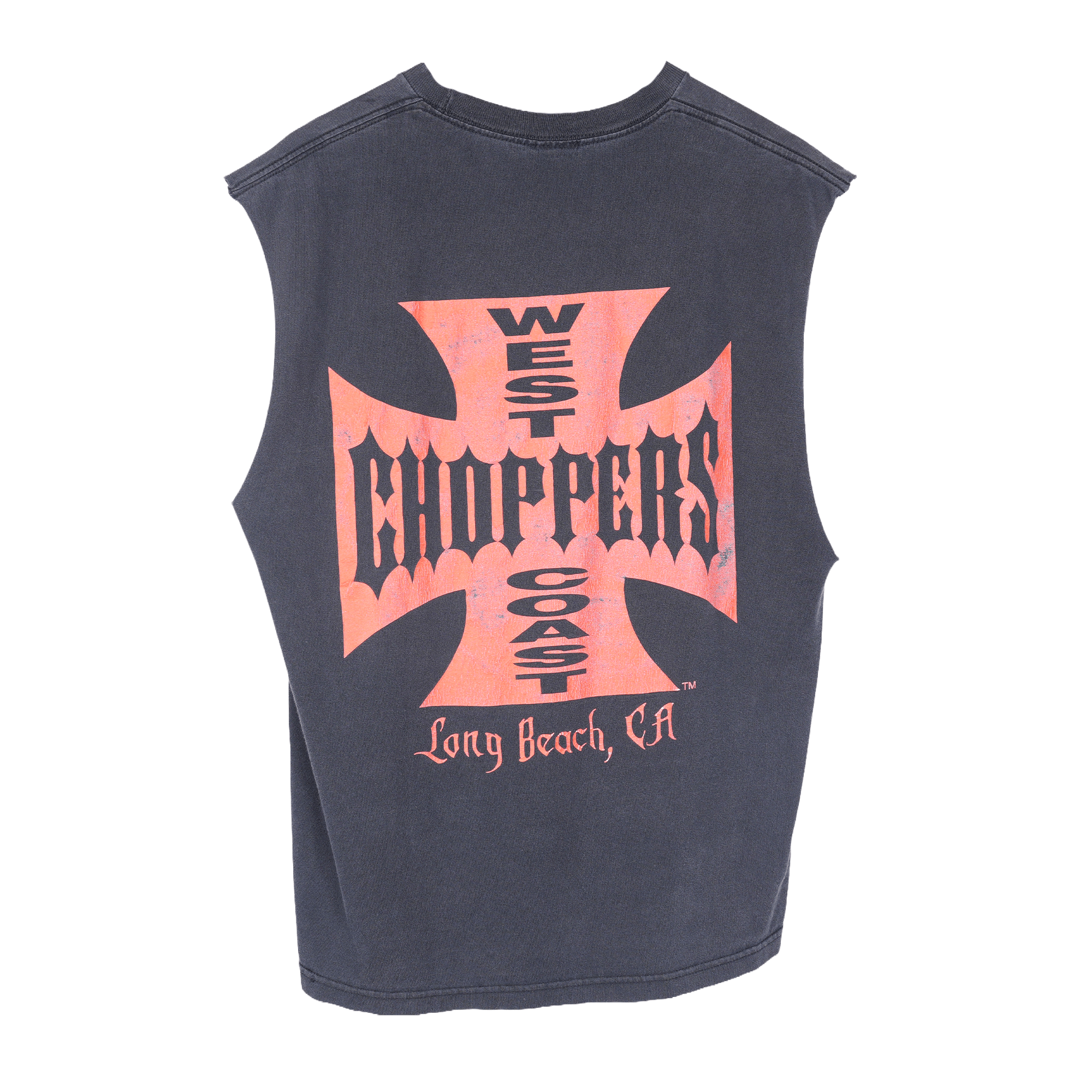 Vintage VINTAGE WEST COAST CHOPPERS CFL RED LOGO CUT OFF Size US XL / EU 56 / 4 - 2 Thumbnail