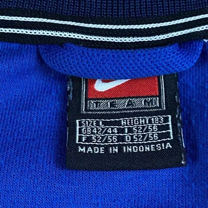 Nike × Vintage Mens Bomber Jacket Nike Vintage Size L Blue Size US L / EU 52-54 / 3 - 5 Thumbnail