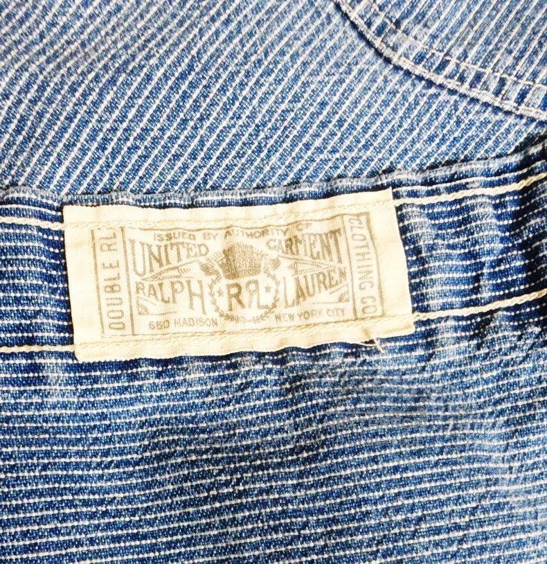 RRL Ralph Lauren RRL Ralph Lauren Striped Shirt Indigo Dye Size US M / EU 48-50 / 2 - 5 Thumbnail