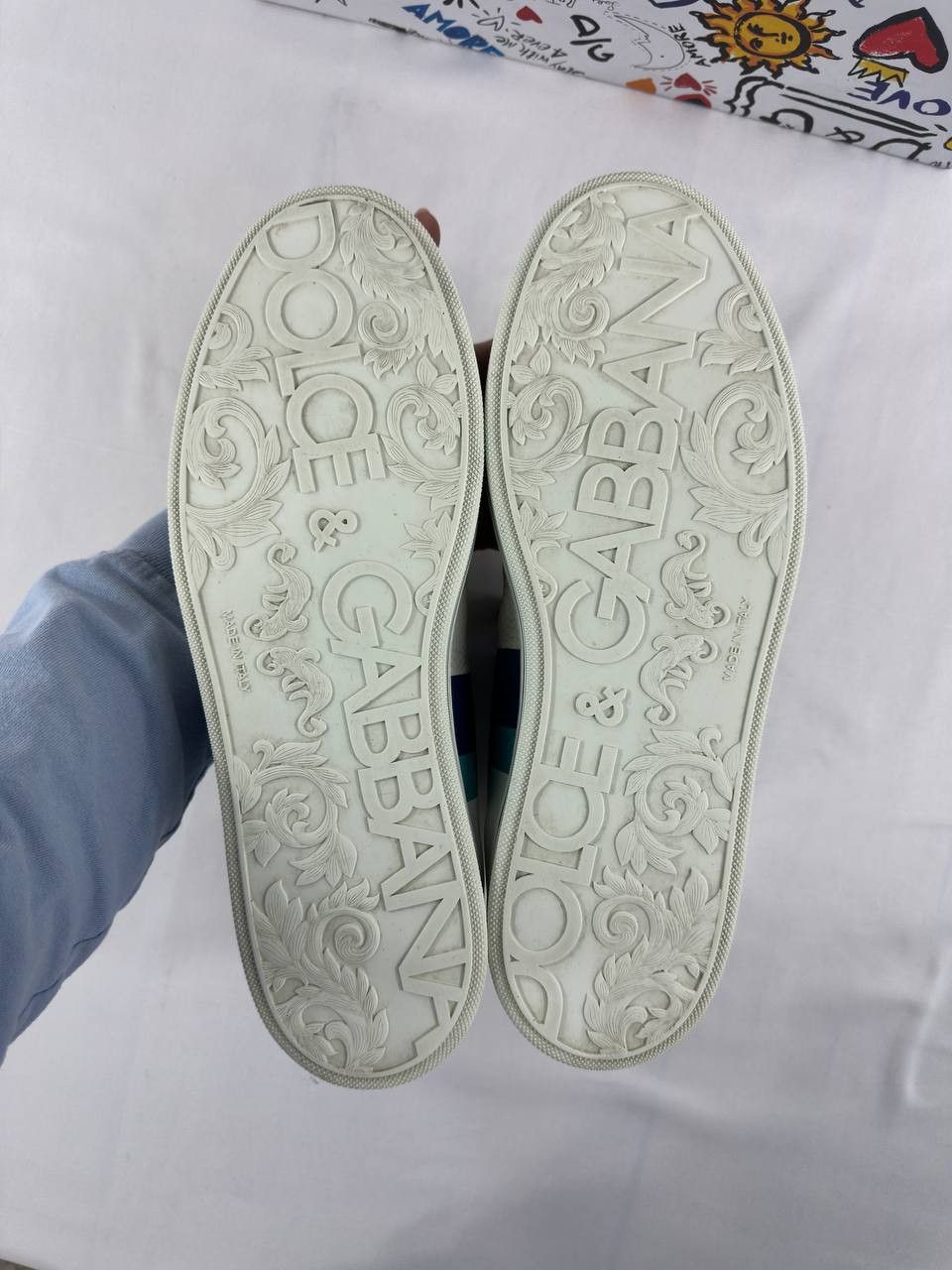 Dolce & Gabbana Dolce & Gabbana Saint Tropex High Sneakers Size US 10.5 / EU 43-44 - 13 Thumbnail
