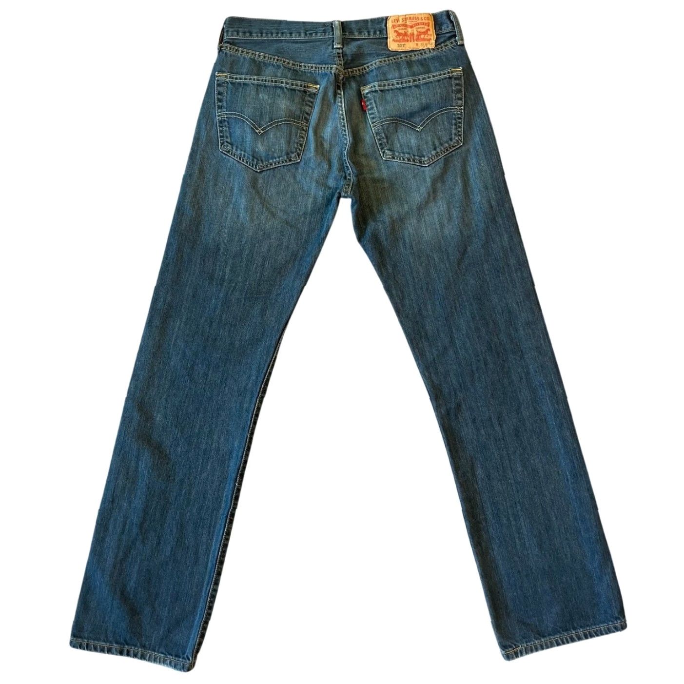 Levi's Levi’s 501 Jeans Denim Dark Wash Straight 31x32 Men City Classic Original Fit Button Jeans Size US 30 / EU 46 - 2 Thumbnail