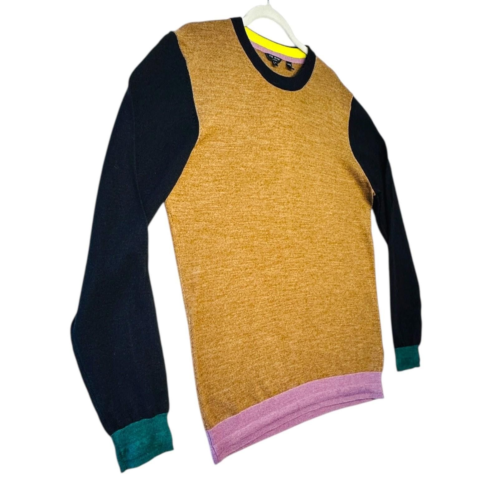Ted Baker Ted Baker 5 Jumper Men's UK Size XL Brown Long Sleeve Size US XL / EU 56 / 4 - 4 Thumbnail