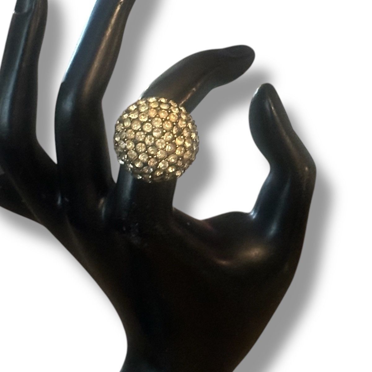 Other × Vintage Vintage Vendome paved crystal dome cocktail ring Size ONE SIZE - 2 Thumbnail
