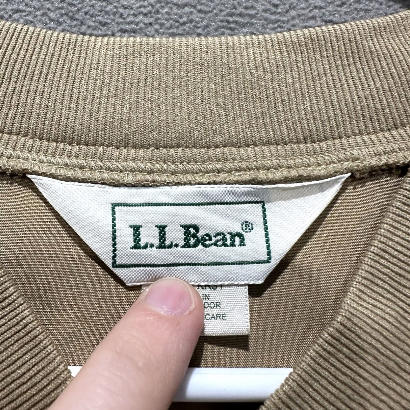 Vintage VINTAGE L.L. Bean Jacket Mens XL Beige Tan Windbreaker Lightweight CK KR31 GUC Size US XL / EU 56 / 4 - 4 Thumbnail