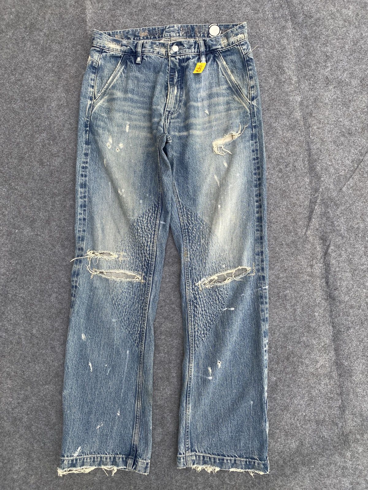 Japanese Brand × PPFM Vintage unbrad selvage denim Size US 33 - 2 Thumbnail