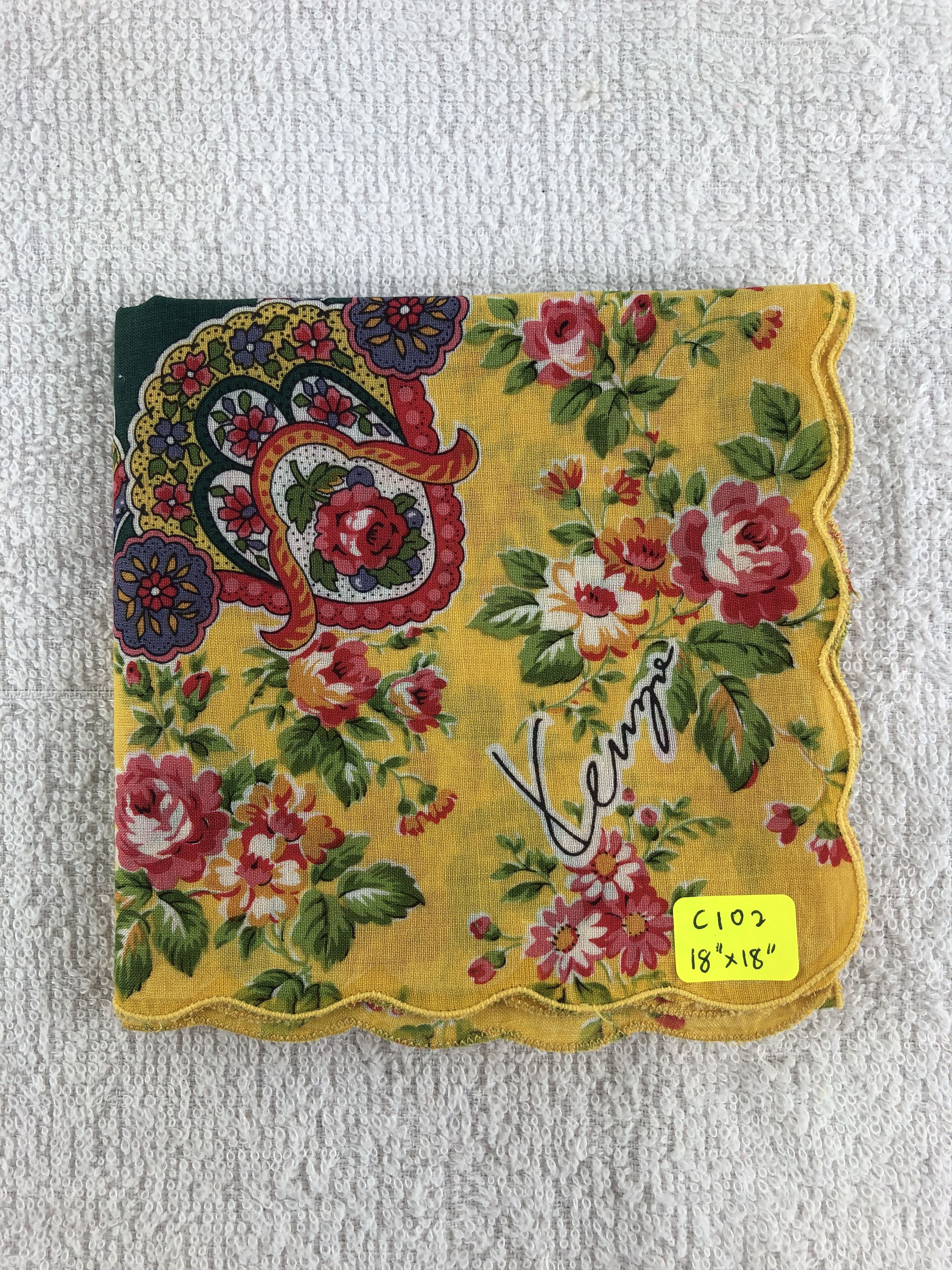 Kenzo Kenzo Paislee Handkerchief / Bandana / Neckerchief C102 Size ONE SIZE - 6 Thumbnail