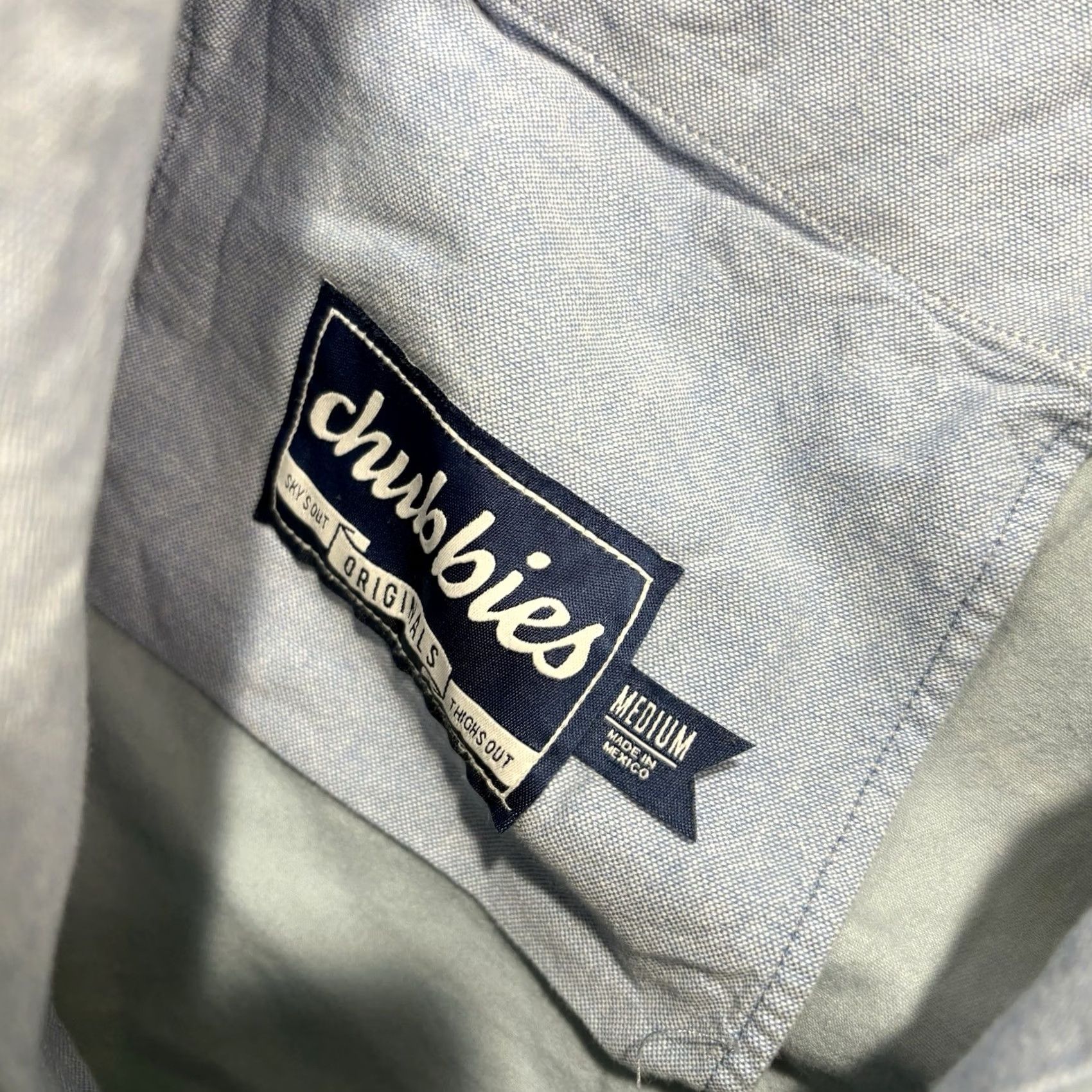 Chubbies Chubbies Shorts Mens Size M Blue Pull On Elastic Flat Front Chino 7" Inseam Size US 31 - 5 Thumbnail
