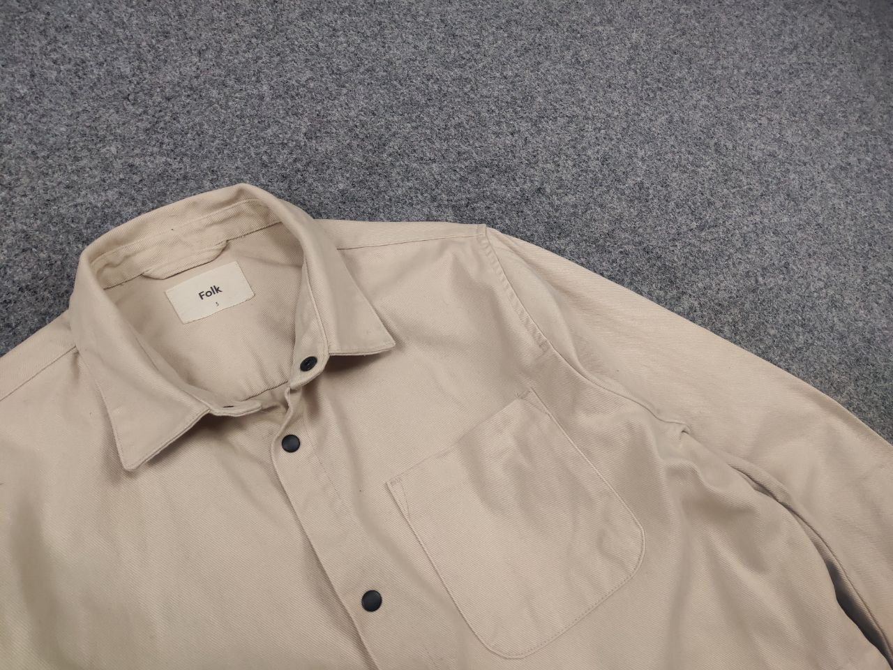 Folk Folk Vintage Minimalist canvas Chote Work Casual Jacket Size US L / EU 52-54 / 3 - 5 Thumbnail