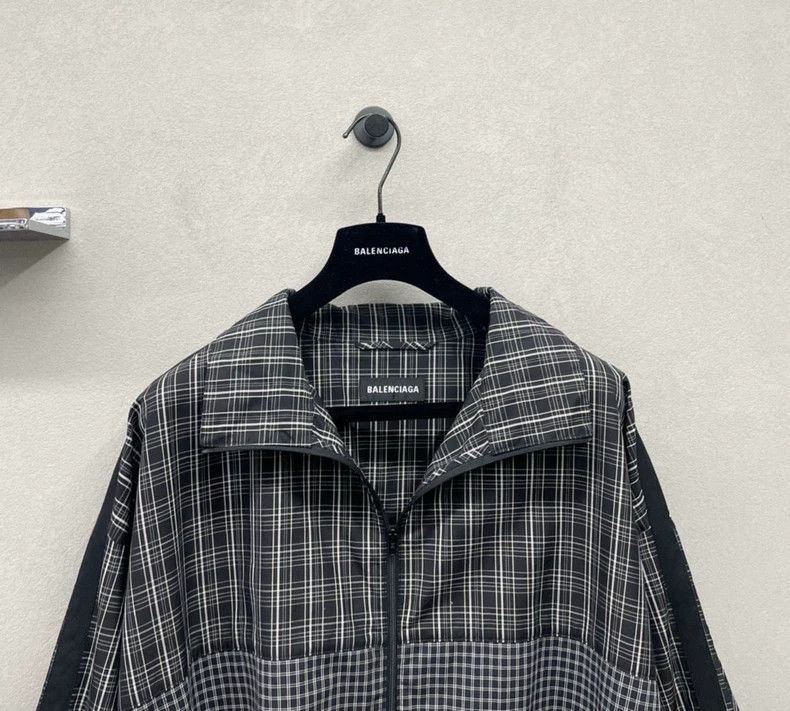 Balenciaga Balenciaga Black Plaid Jacket Size US S / EU 44-46 / 1 - 4 Thumbnail