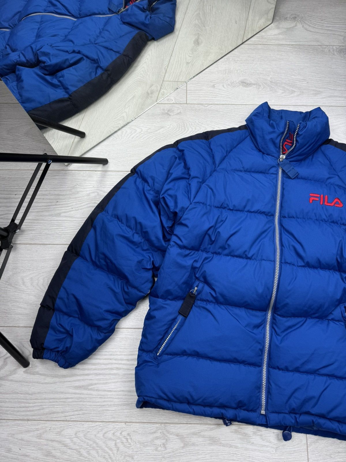 Fila × Vintage Puffer Jacket Down FILA Vintage Boxy Fit Oversized Y2k Style Size US S / EU 44-46 / 1 - 2 Thumbnail